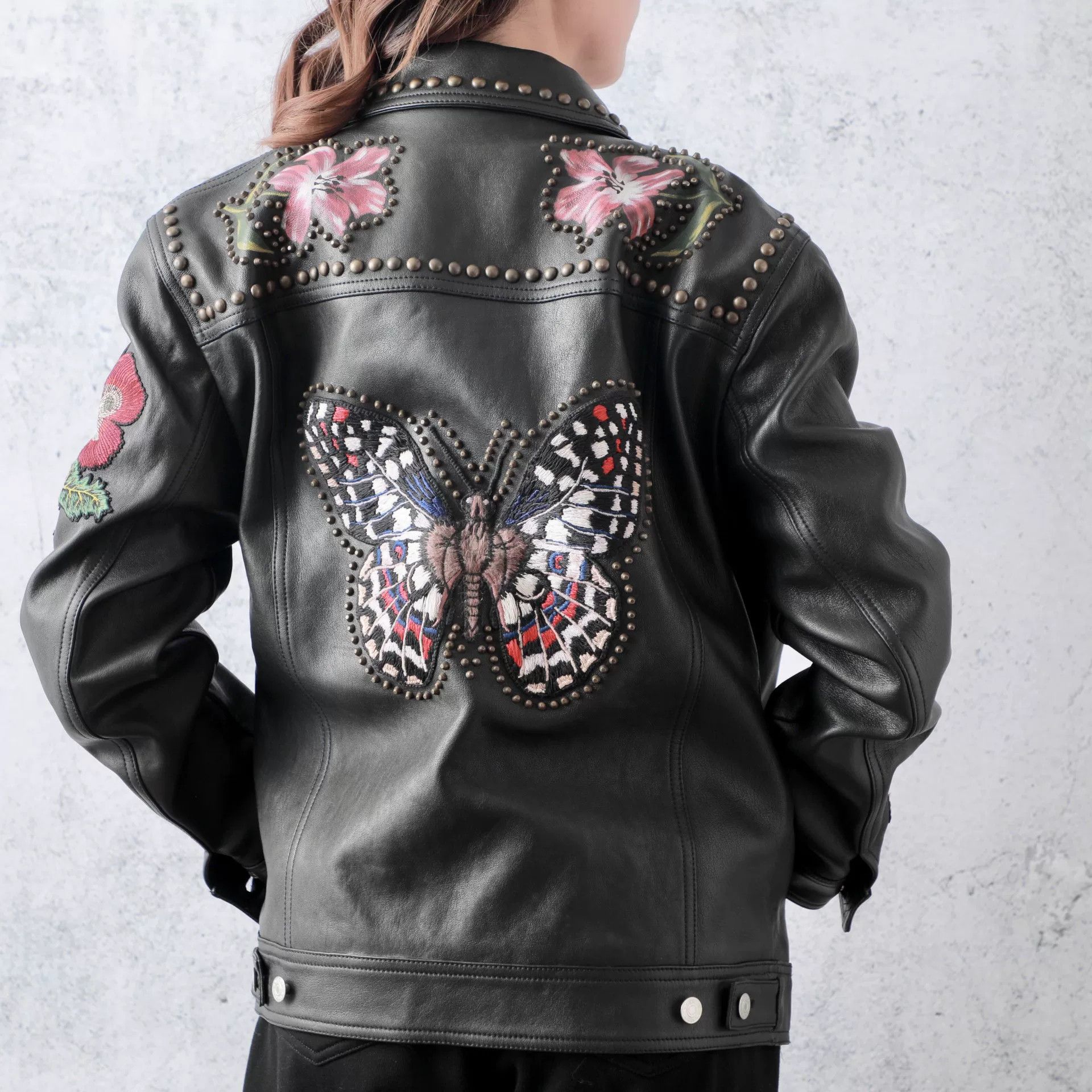 Gucci Gucci Black Sheepskin Button Leather Jacket Size US M / EU 48-50 / 2 - 2 Thumbnail