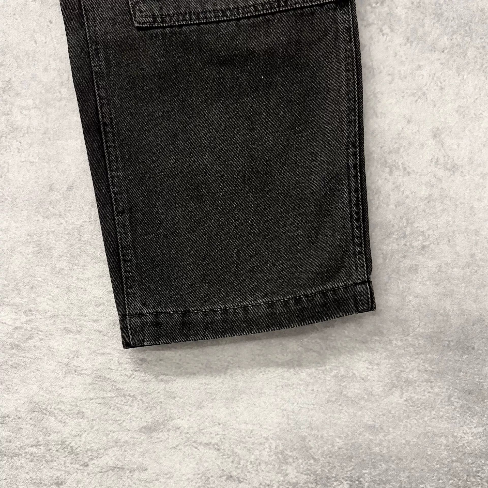 Dior DIOR Black Denim Straight-Leg Pants Size US 32 / EU 48 - 4 Thumbnail