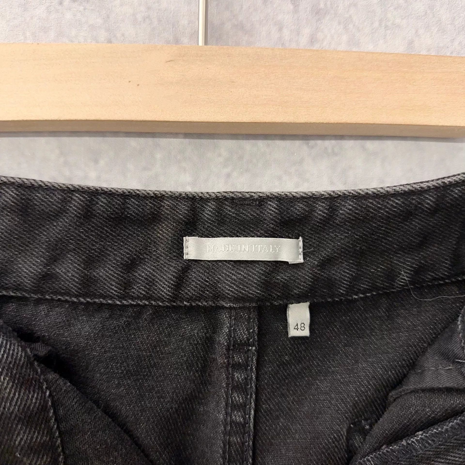 Dior DIOR Black Denim Straight-Leg Pants Size US 32 / EU 48 - 2 Thumbnail
