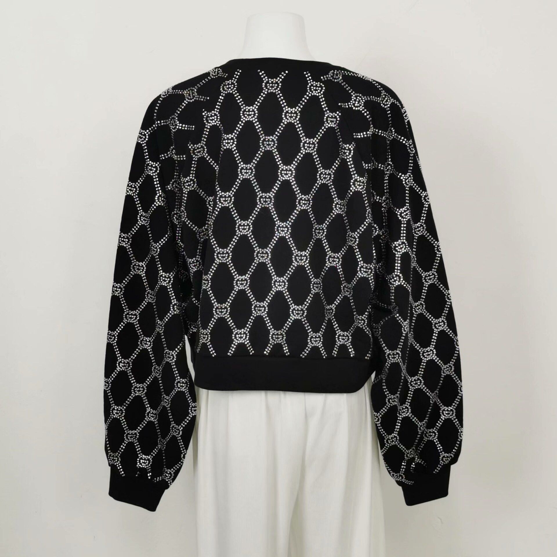 Gucci Gucci Rhinestone Double G Crewneck Sweatshirt L Size L / US 10 / IT 46 - 2 Thumbnail