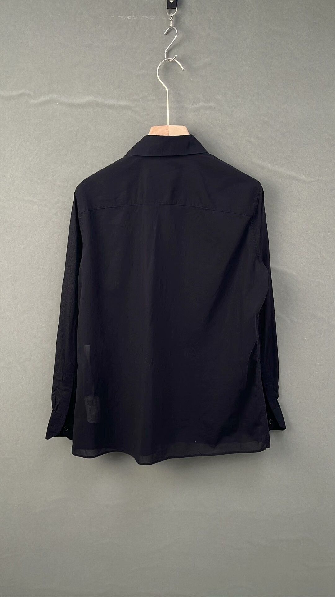 Celine CELINE Black Cotton Top Size S / US 4 / IT 40 - 2 Thumbnail