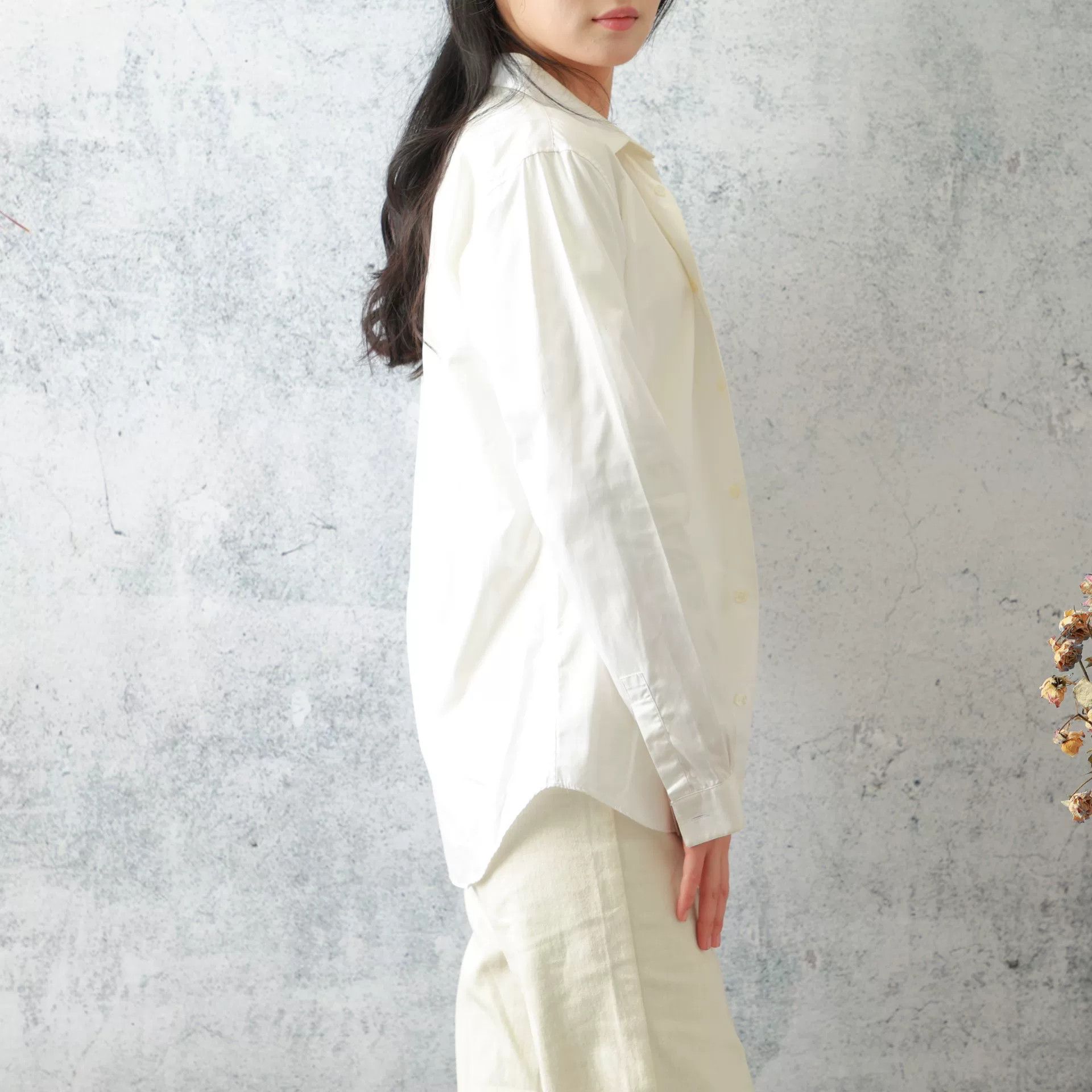 Dior Dior White Cotton Embroidered Long-Sleeve Shirt Size S / US 4 / IT 40 - 2 Thumbnail