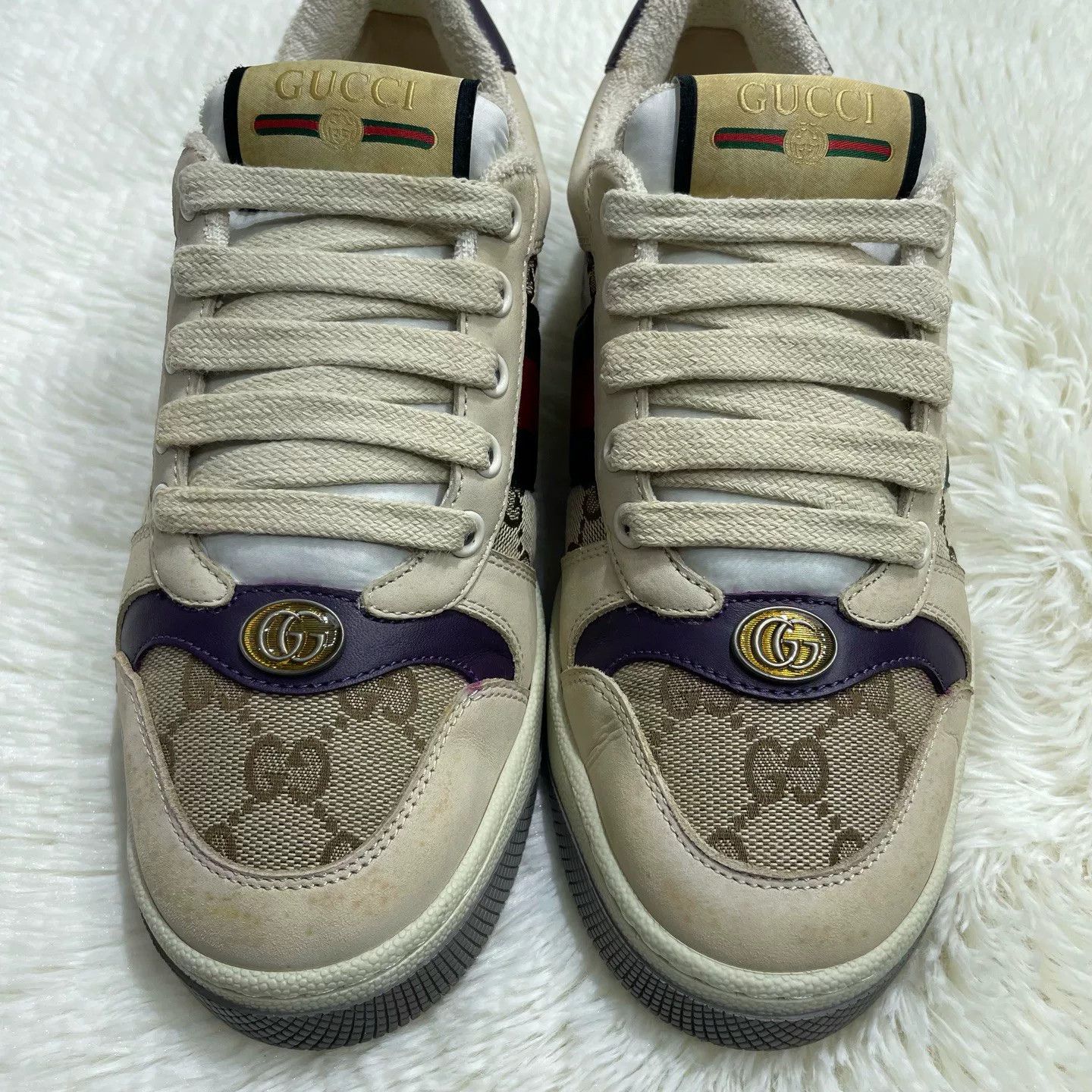 Gucci Gucci Screener Low-Top Women's Sneakers Size US 6.5 / IT 36.5 - 3 Thumbnail