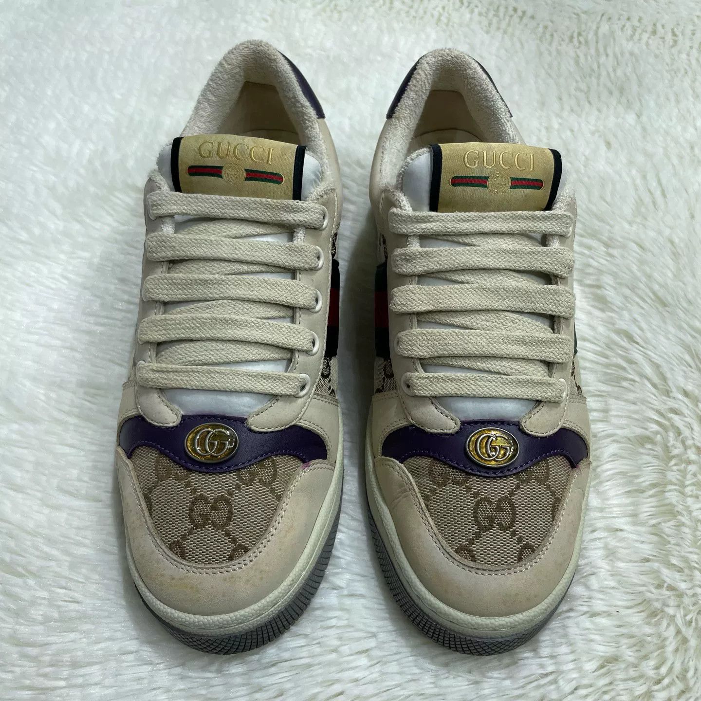 Gucci Gucci Screener Low-Top Women's Sneakers Size US 6.5 / IT 36.5 - 2 Thumbnail