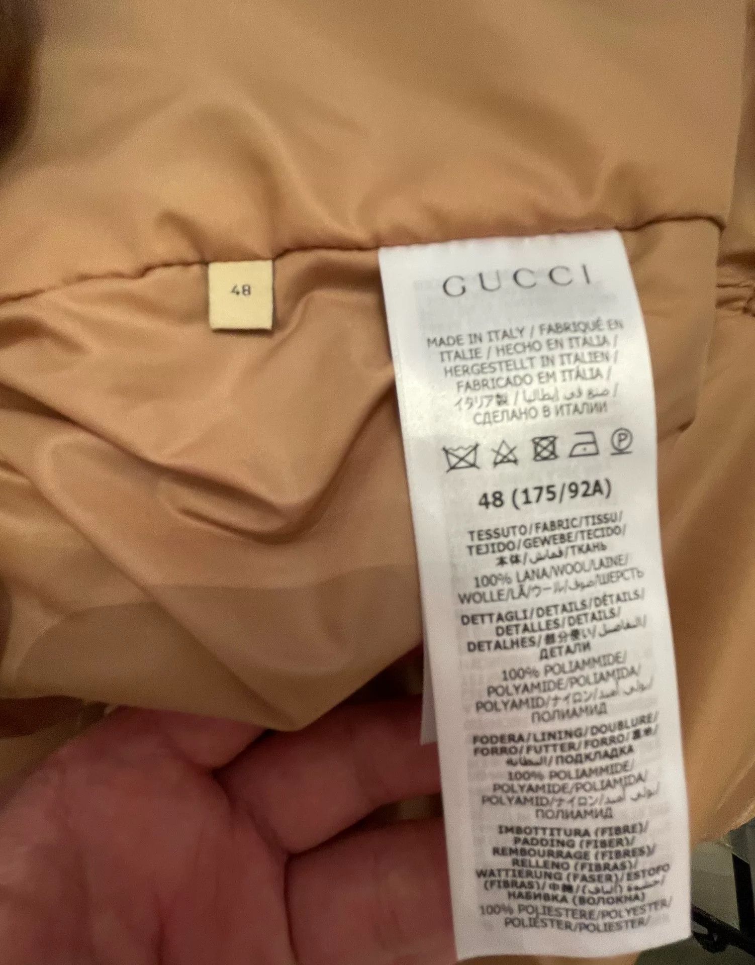 Gucci Gucci GG Wool Flannel Overshirt Size US M / EU 48-50 / 2 - 4 Thumbnail