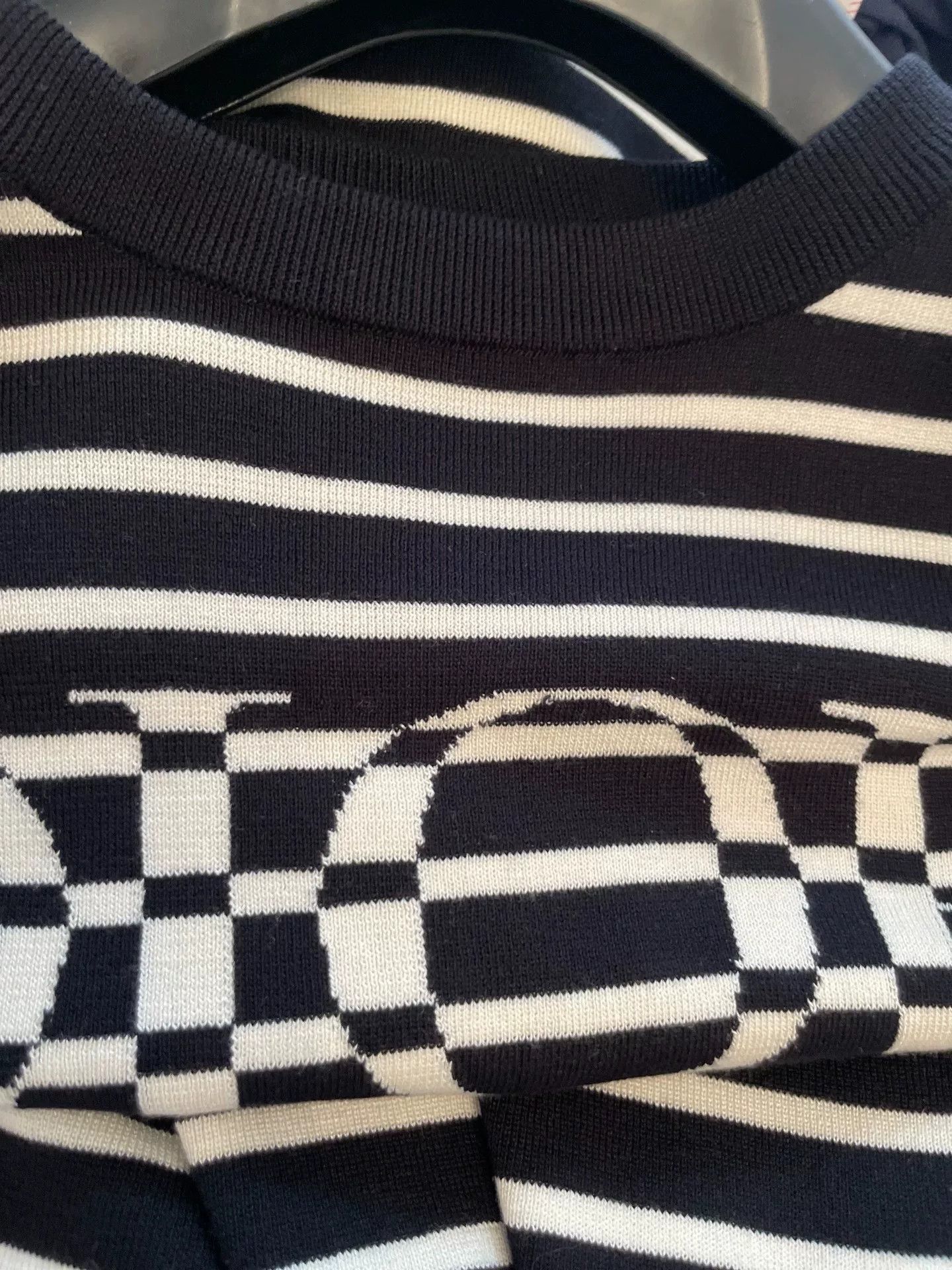 Dior Dior Striped Crewneck Short Sleeve Tee Size US XL / EU 56 / 4 - 8 Thumbnail