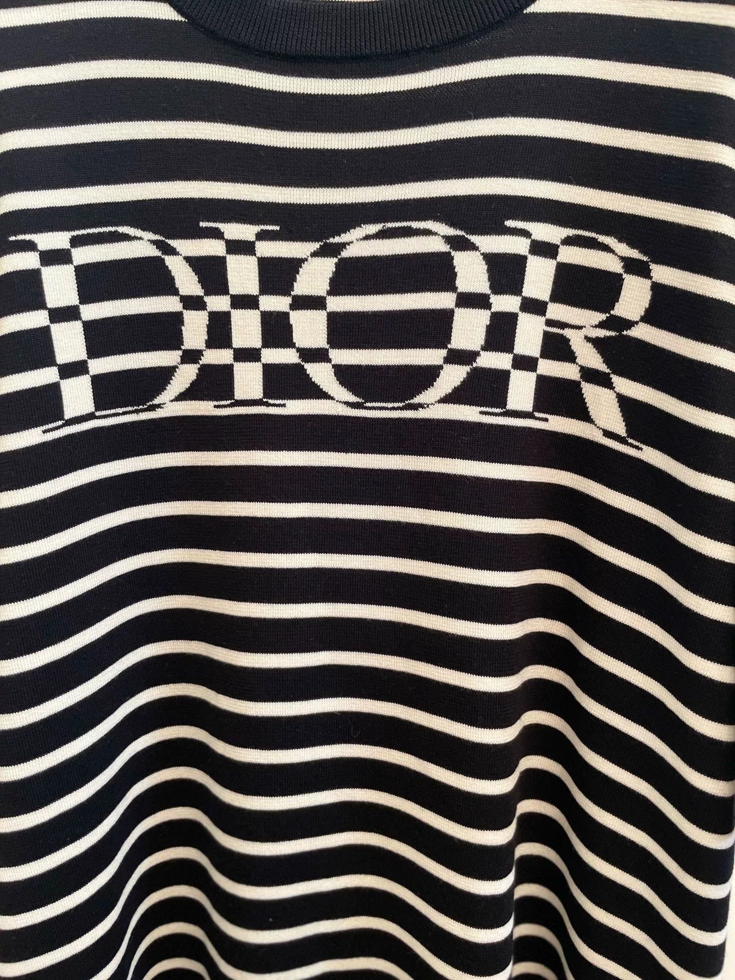 Dior Dior Striped Crewneck Short Sleeve Tee Size US XL / EU 56 / 4 - 2 Thumbnail