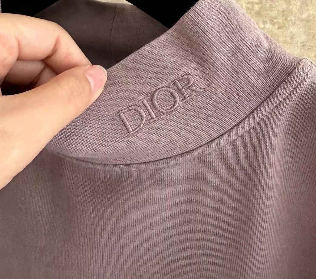 Dior Dior Logo Embroidered Long-Sleeve Sweatshirt Size XXS / US 00 / IT 34 - 2 Thumbnail