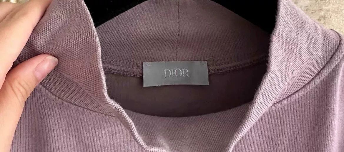 Dior Dior Logo Embroidered Long-Sleeve Sweatshirt Size XXS / US 00 / IT 34 - 3 Thumbnail