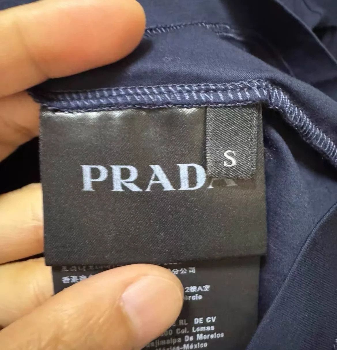 Prada Prada Red Tape Nylon Long Sleeve T-shirt Size US S / EU 44-46 / 1 - 5 Thumbnail