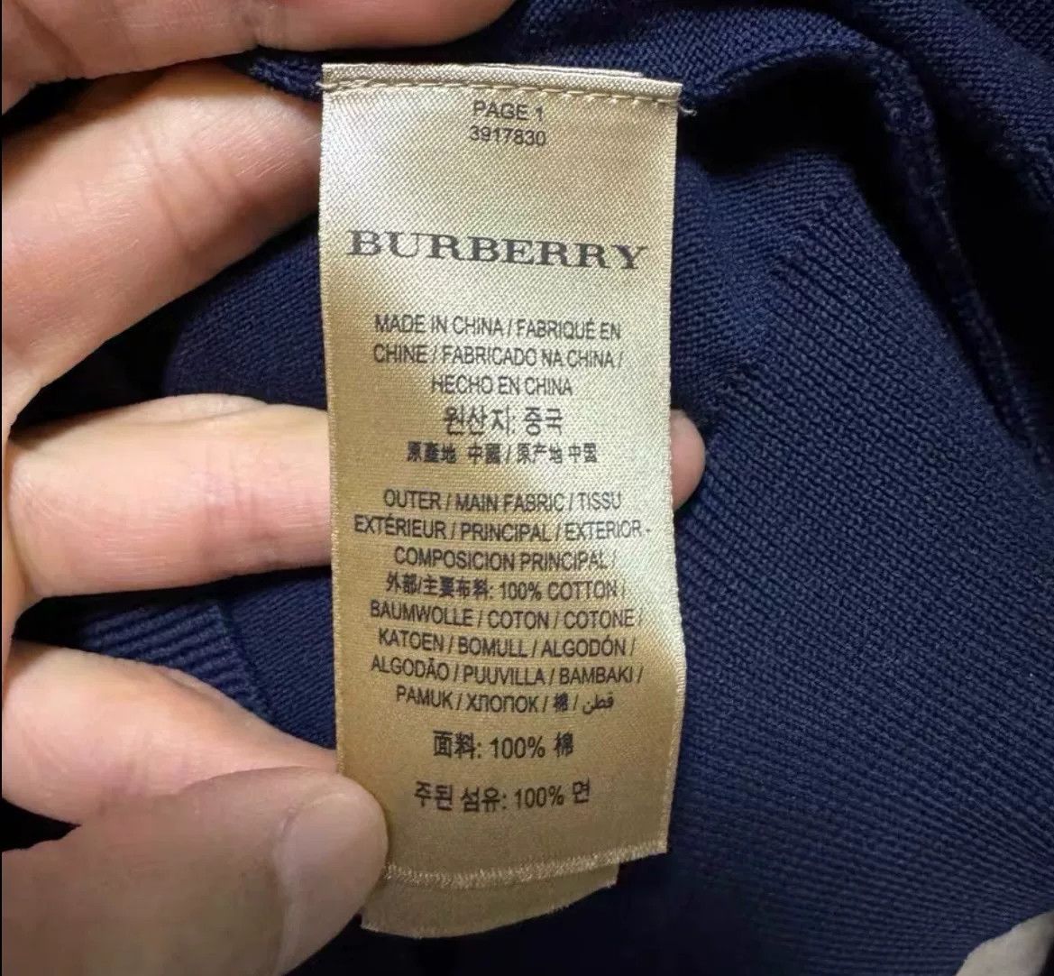 Burberry Burberry Knitwear with Hem Logo Size US L / EU 52-54 / 3 - 3 Thumbnail