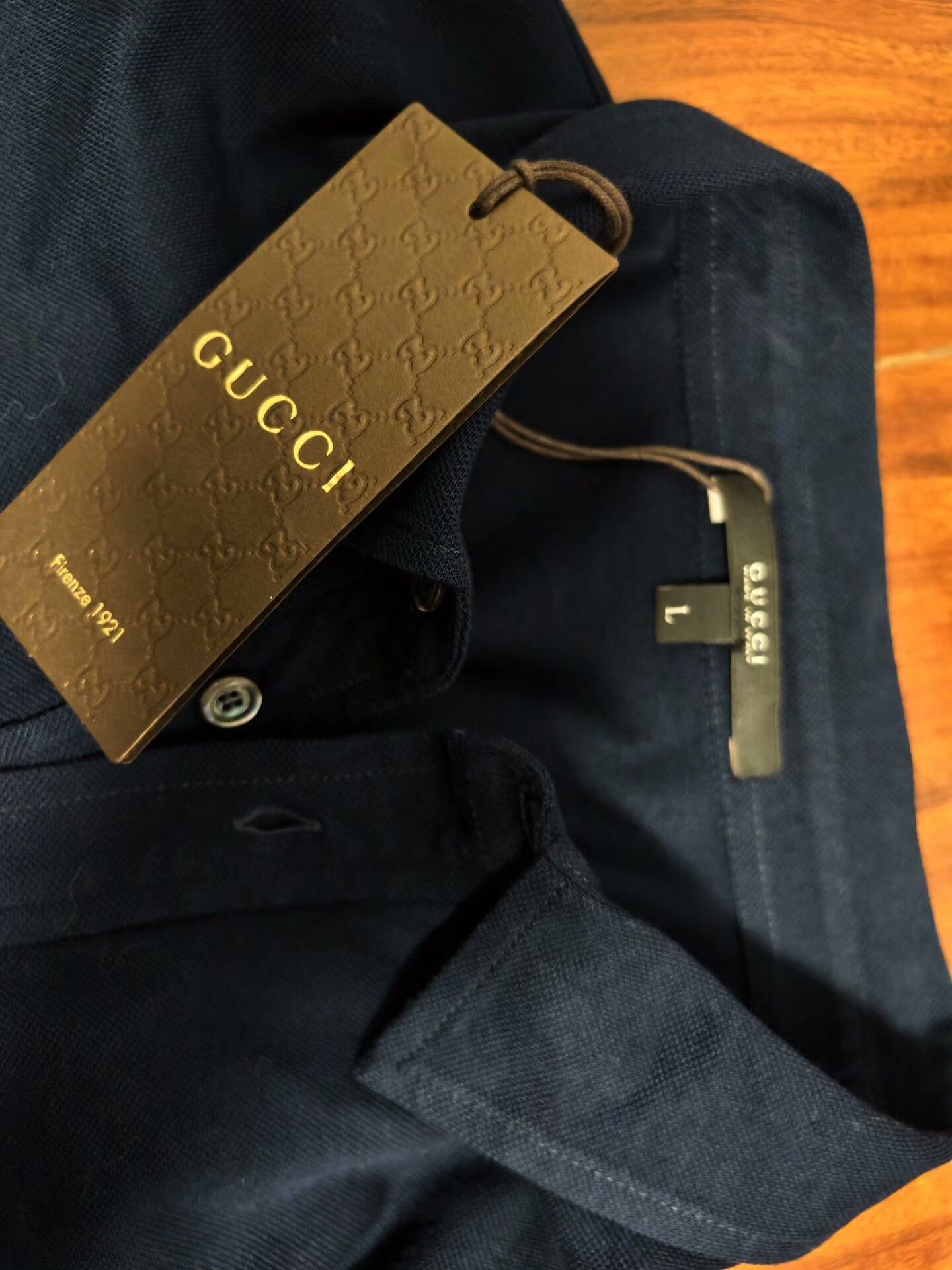 Gucci Gucci Classic Double Pocket Short Sleeve Polo Size US L / EU 52-54 / 3 - 2 Thumbnail