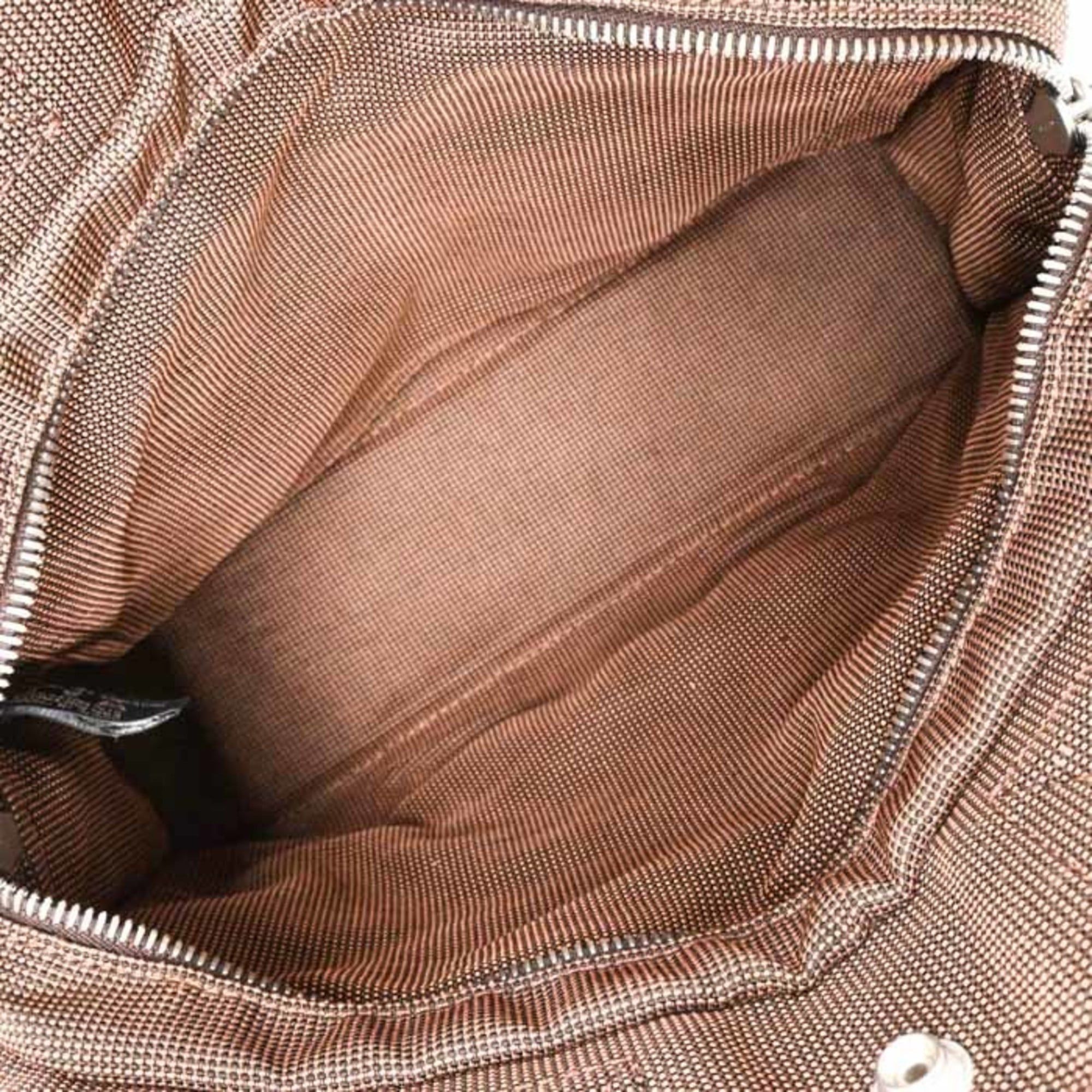 Hermes HERMES Tote PM Hermès Handbag Bag Air Line Canvas Brown Size ONE SIZE - 12 Thumbnail