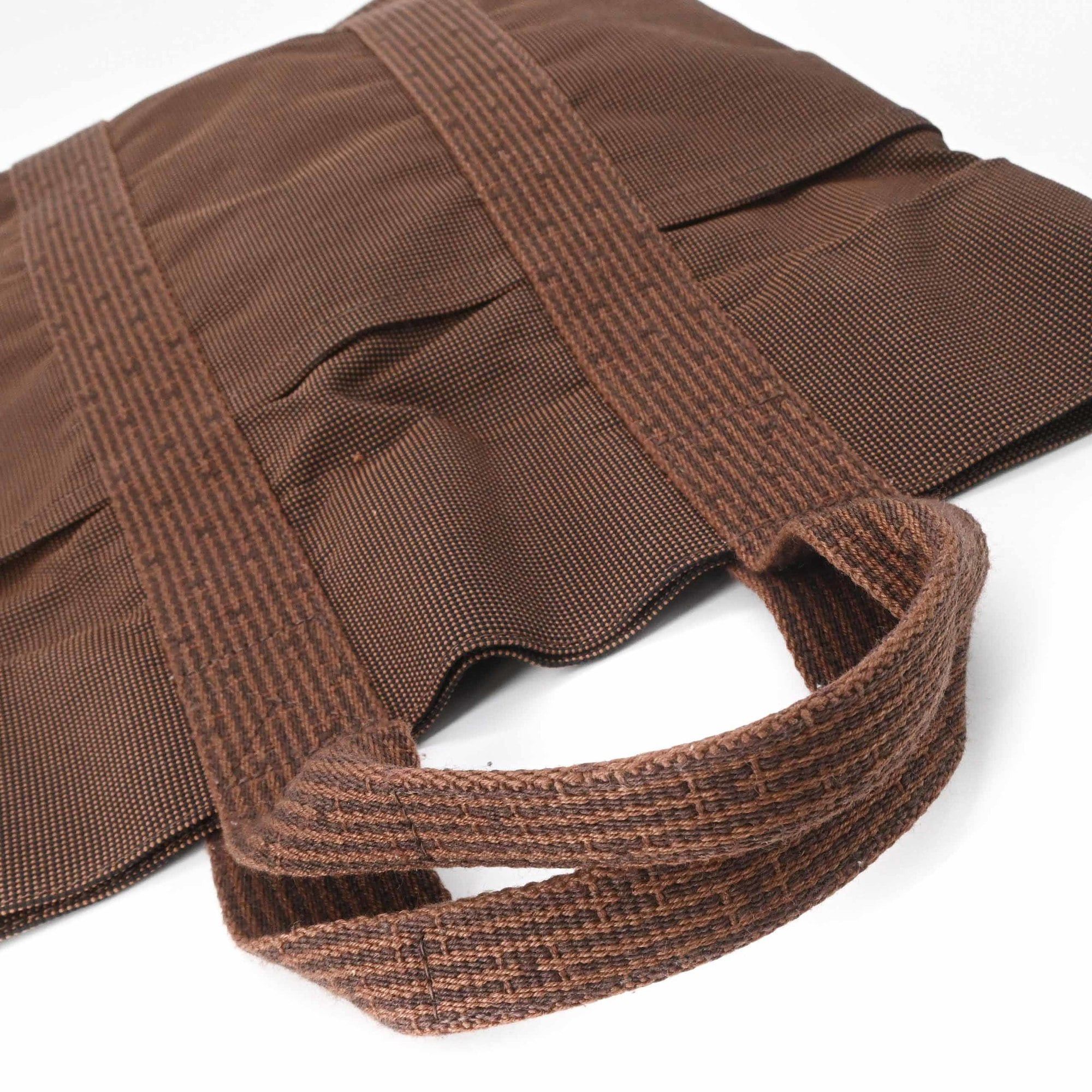 Hermes HERMES Airline Cabas Tote Bag, Brown Canvas Size ONE SIZE - 8 Thumbnail