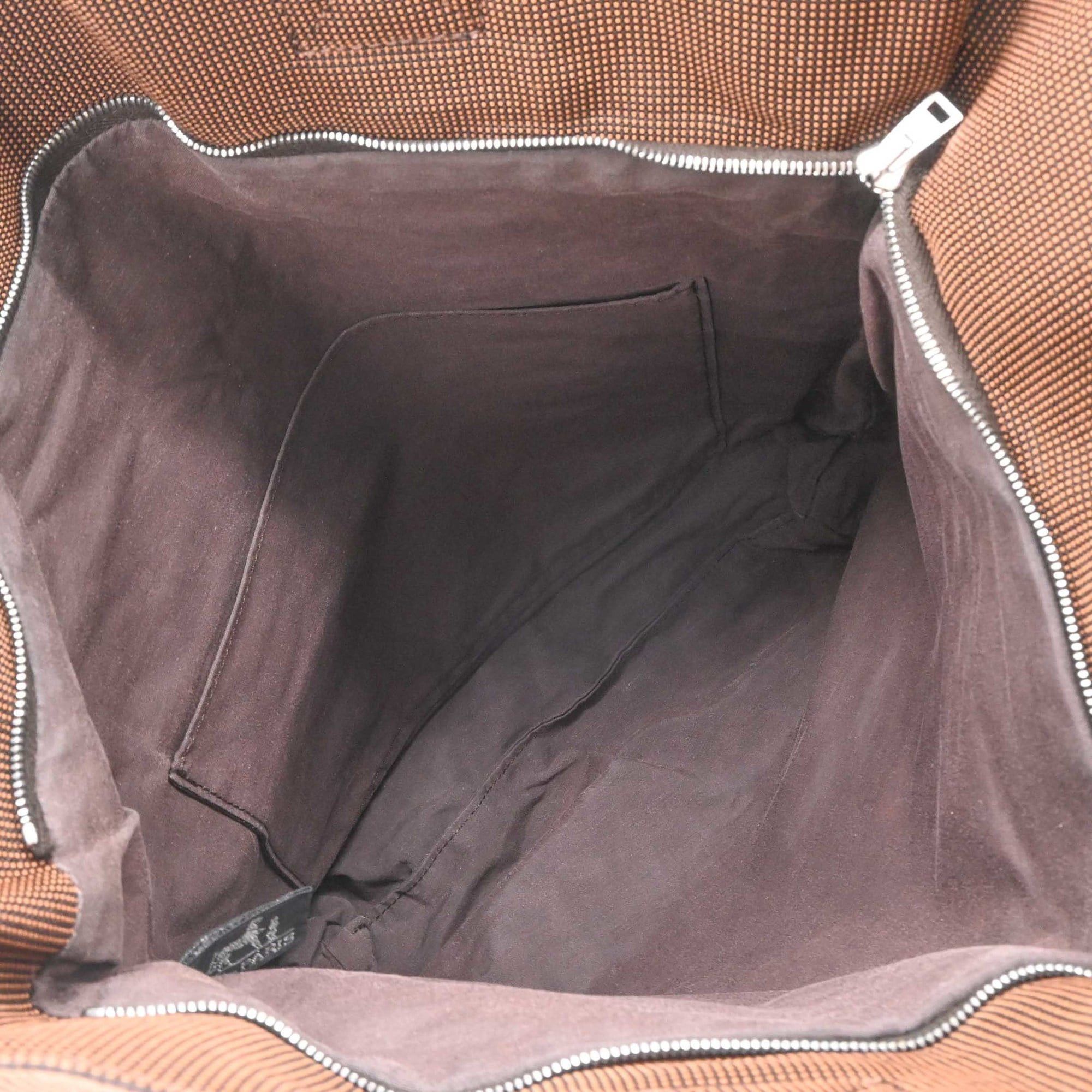Hermes HERMES Airline Cabas Tote Bag, Brown Canvas Size ONE SIZE - 9 Thumbnail
