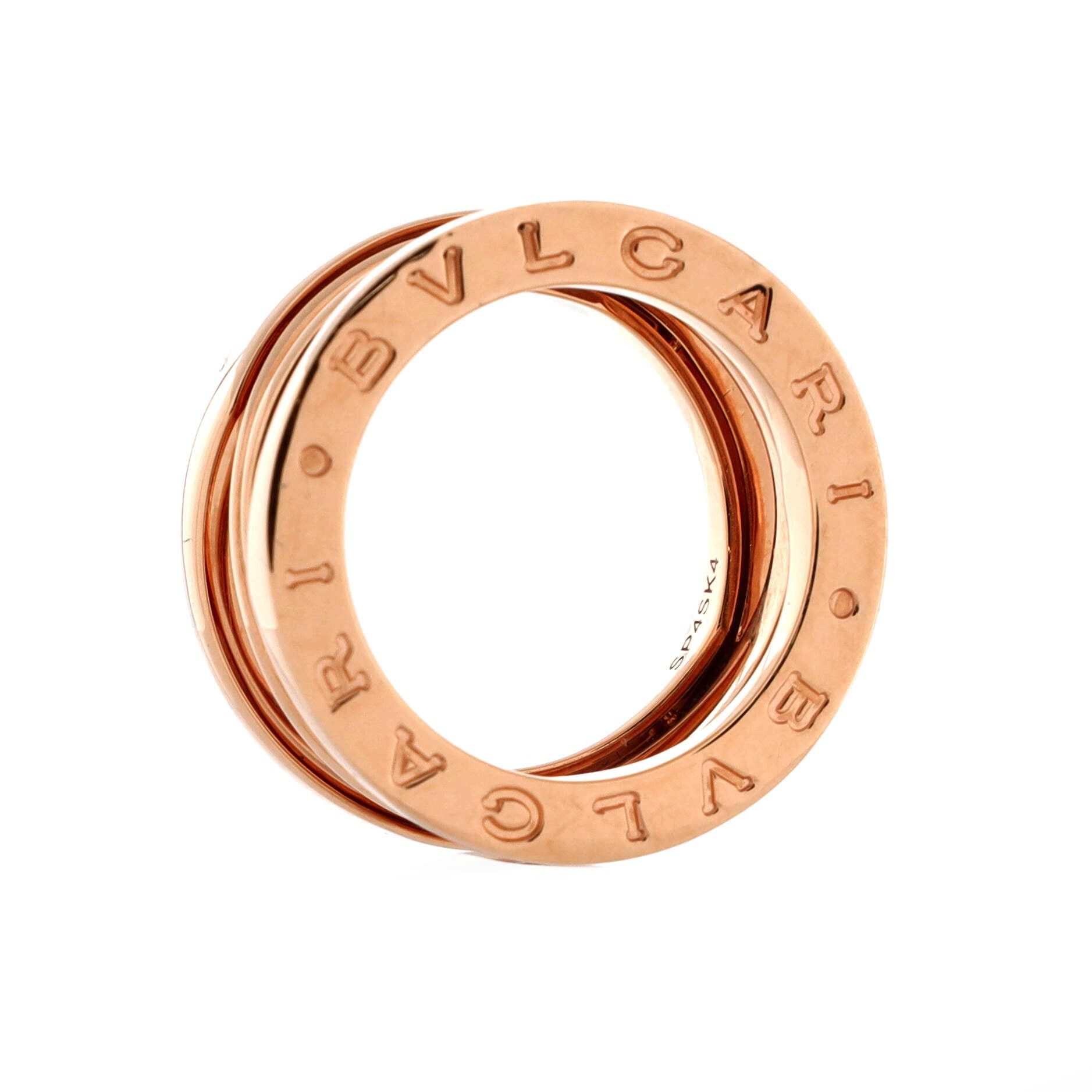 Bvlgari B.Zero1 Design Legend Zaha Hadid Three Band Ring Size ONE SIZE - 3 Thumbnail