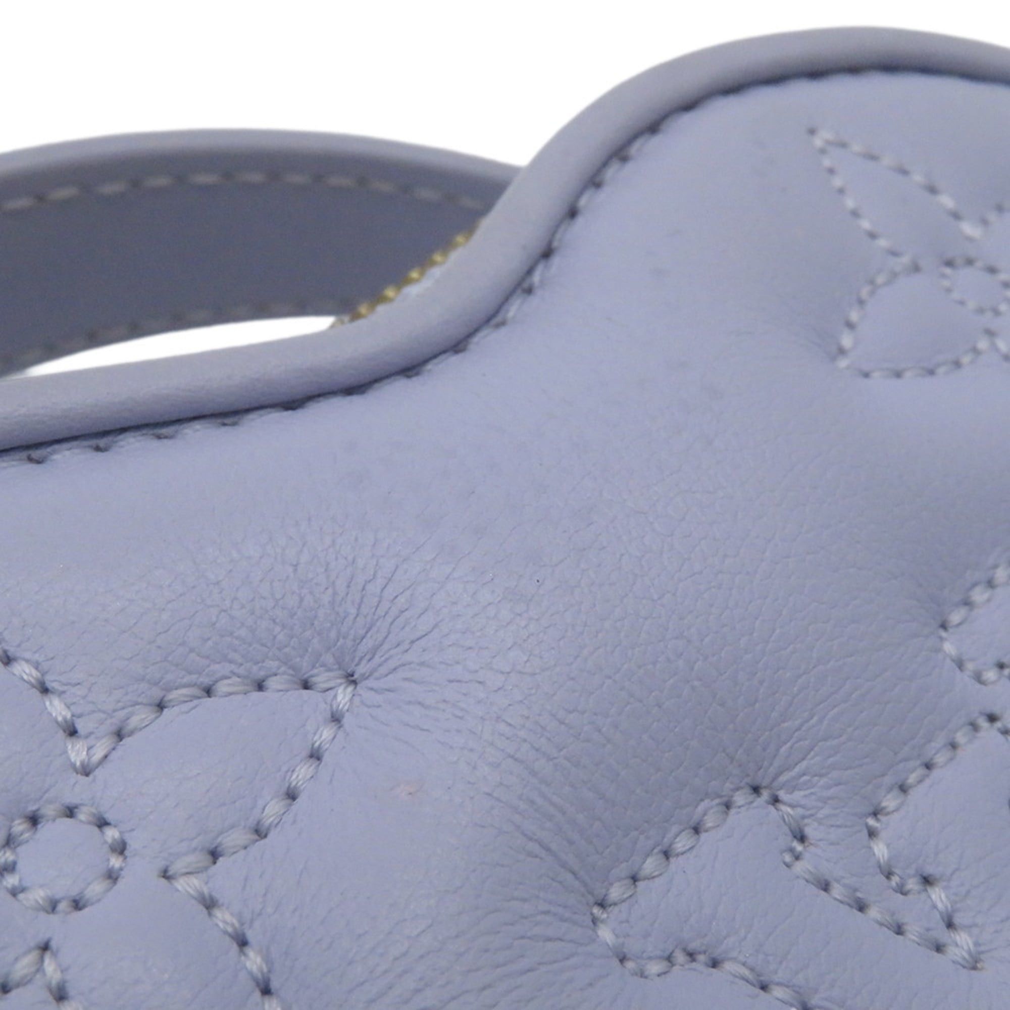 Louis Vuitton Pop My Heart Pouch M82041 Monogram Leather Handbag, 2-Way Shoulder Bag, Bubblegram
