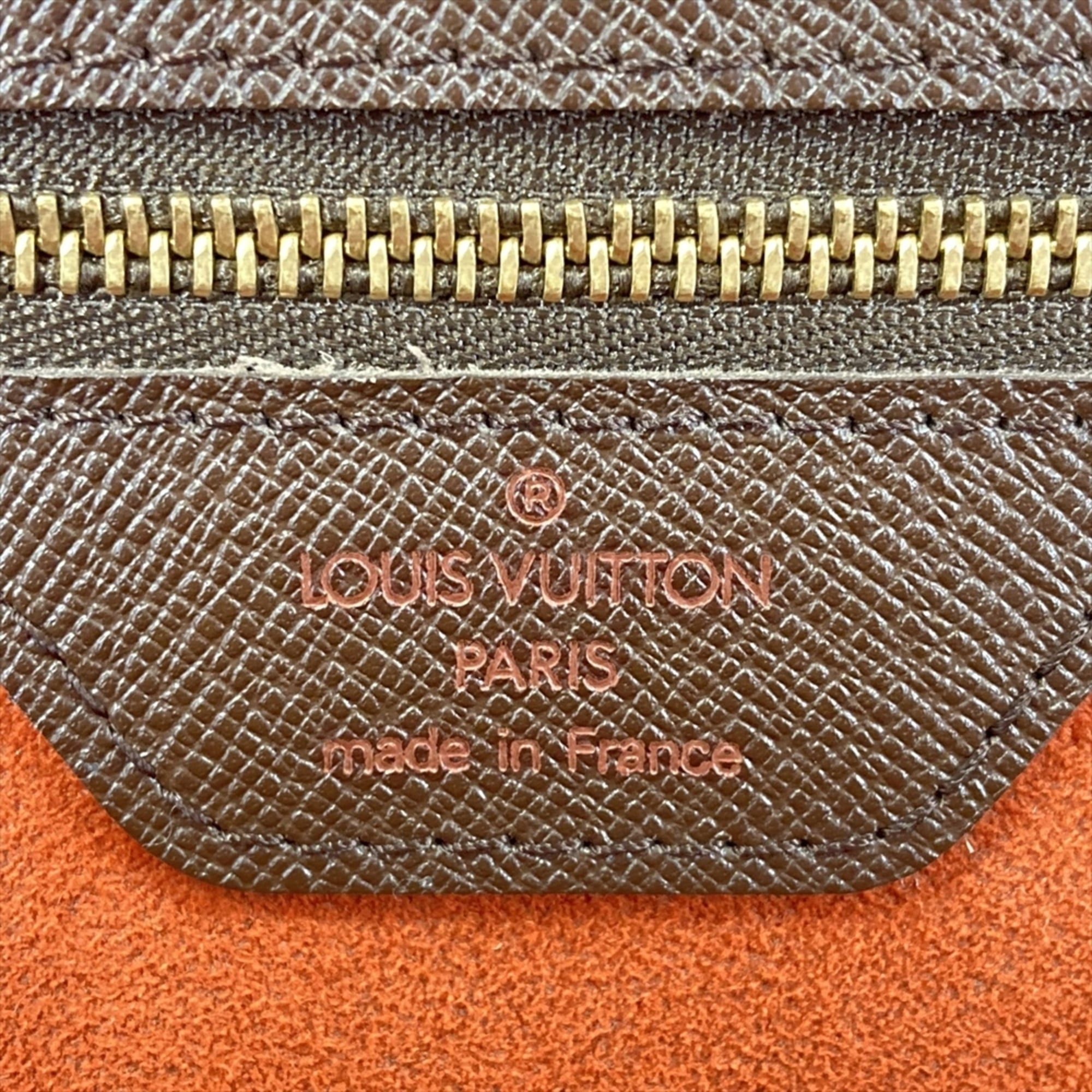 Louis Vuitton Louis Vuitton Brera Handbag Damier Ebene N51150 Brown with Gold Hardware VI0015 Women's Size ONE SIZE - 9 Thumbnail