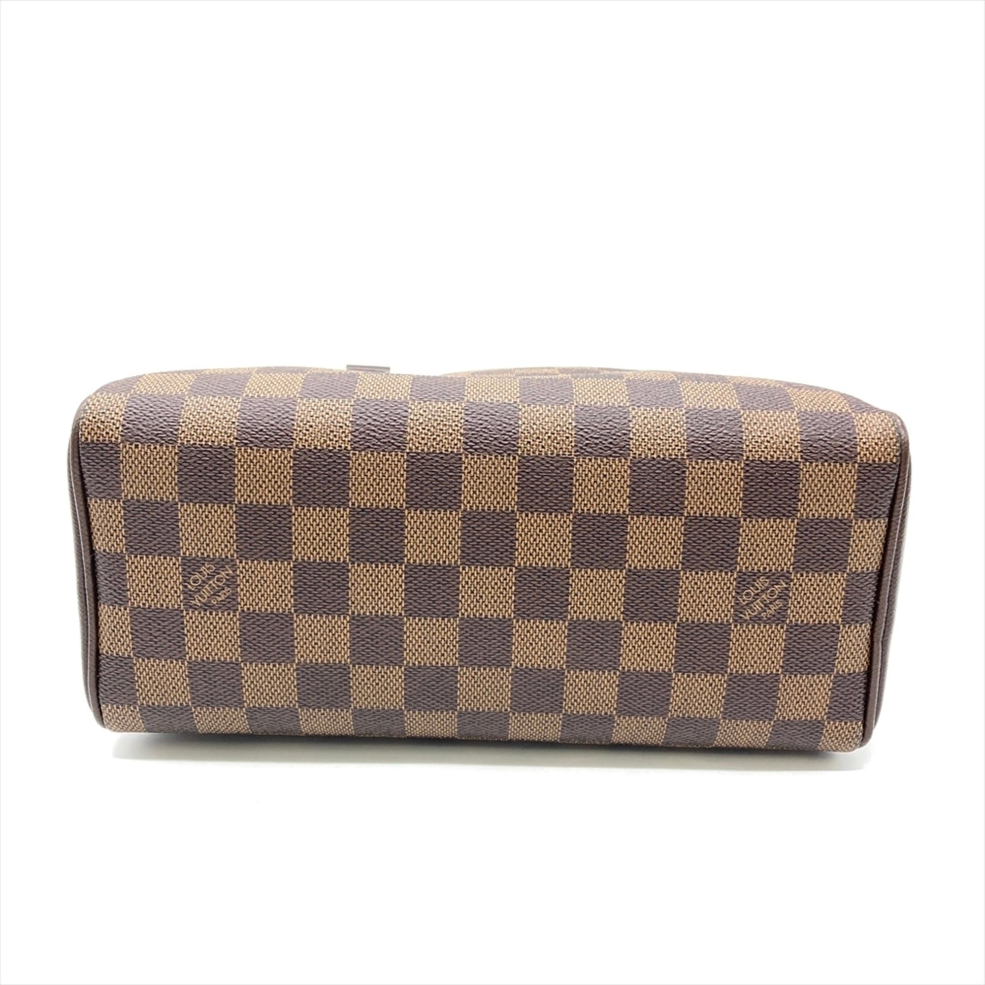 Louis Vuitton Louis Vuitton Brera Handbag Damier Ebene N51150 Brown with Gold Hardware VI0015 Women's Size ONE SIZE - 3 Thumbnail