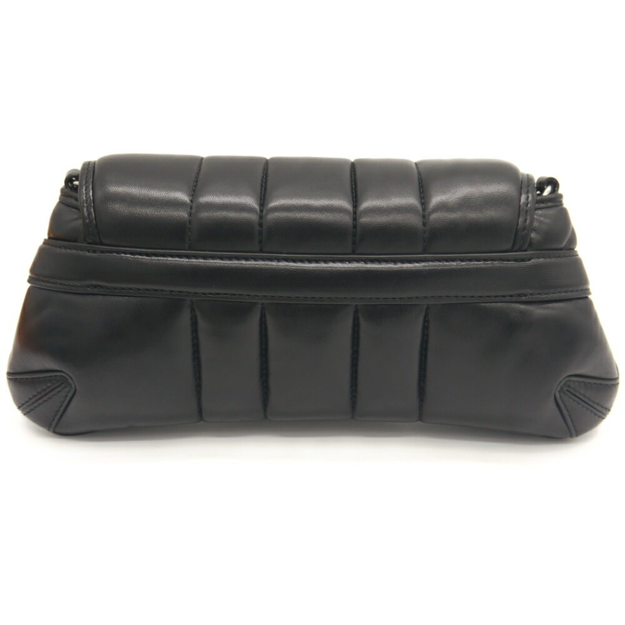 Gucci GUCCI Horsebit Small Chain Shoulder Bag in Quilted Leather, Black, 764339 Size ONE SIZE - 2 Thumbnail