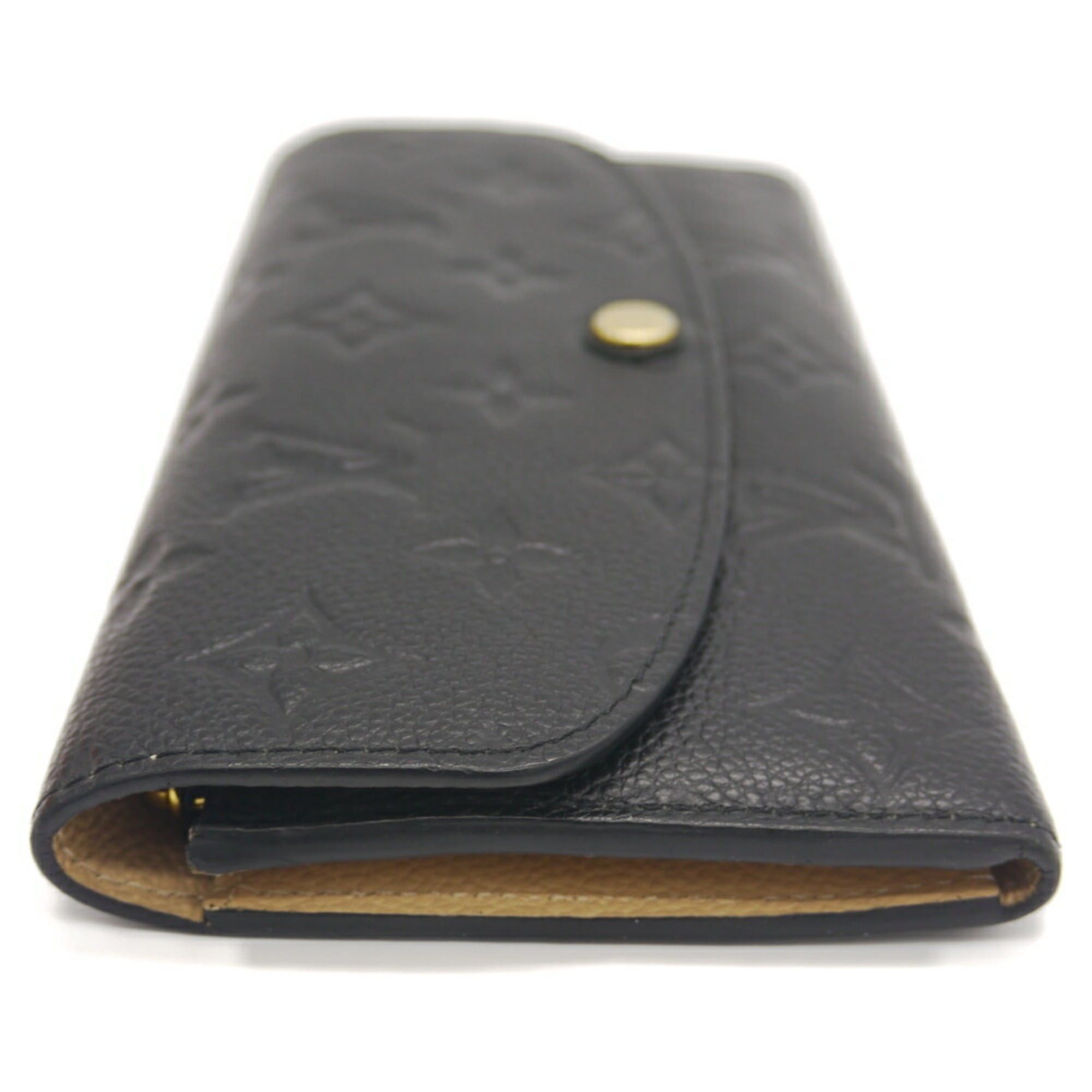 Louis Vuitton Louis Vuitton Portefeuille Emilie Long Wallet Monogram Empreinte Noir M62369 Size ONE SIZE - 3 Thumbnail