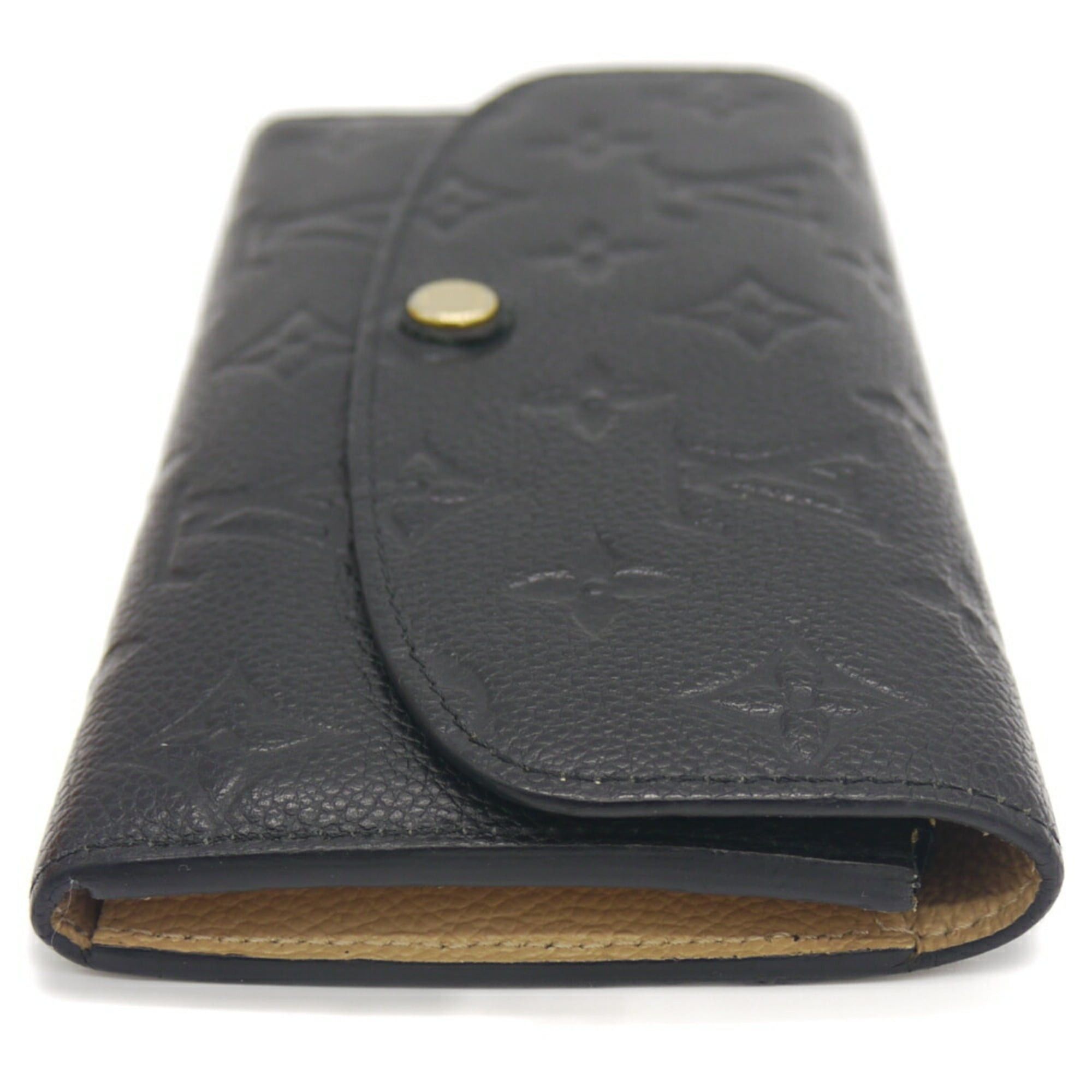 Louis Vuitton Louis Vuitton Portefeuille Emilie Long Wallet Monogram Empreinte Noir M62369 Size ONE SIZE - 4 Thumbnail