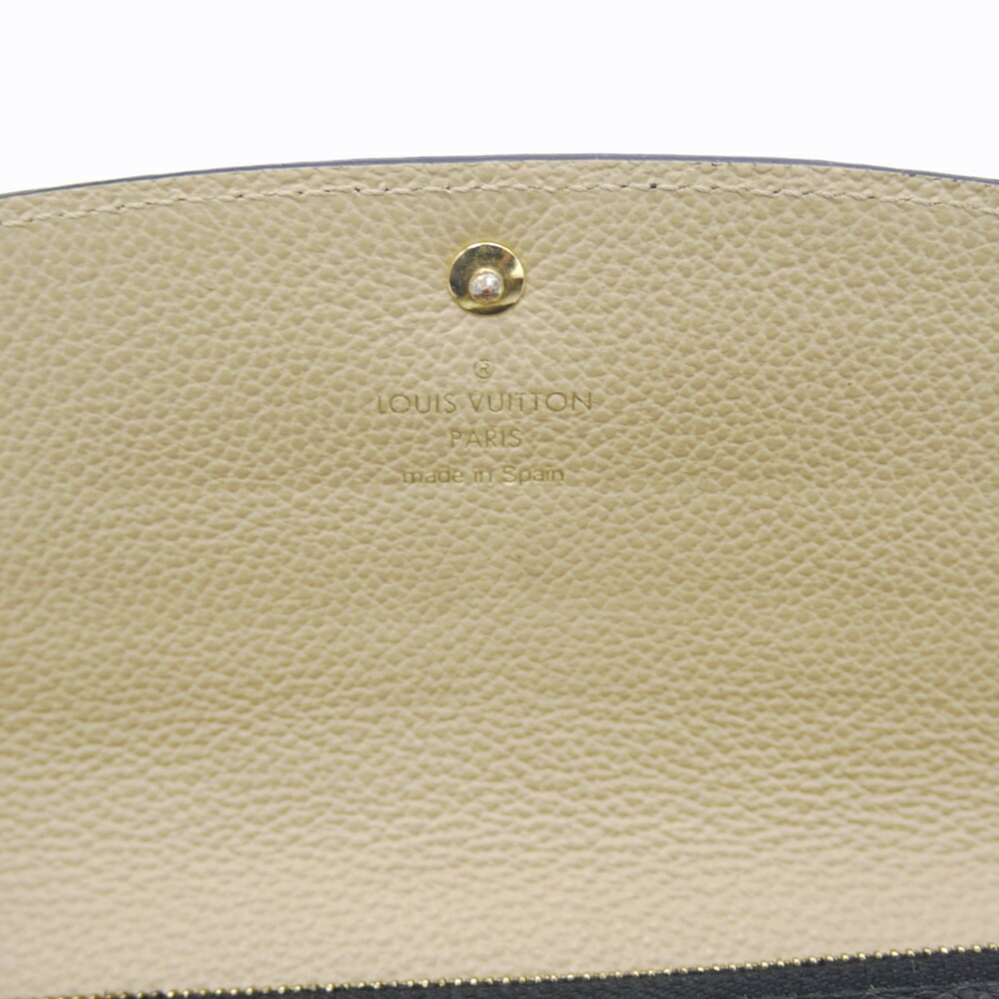 Louis Vuitton Louis Vuitton Portefeuille Emilie Long Wallet Monogram Empreinte Noir M62369 Size ONE SIZE - 10 Thumbnail