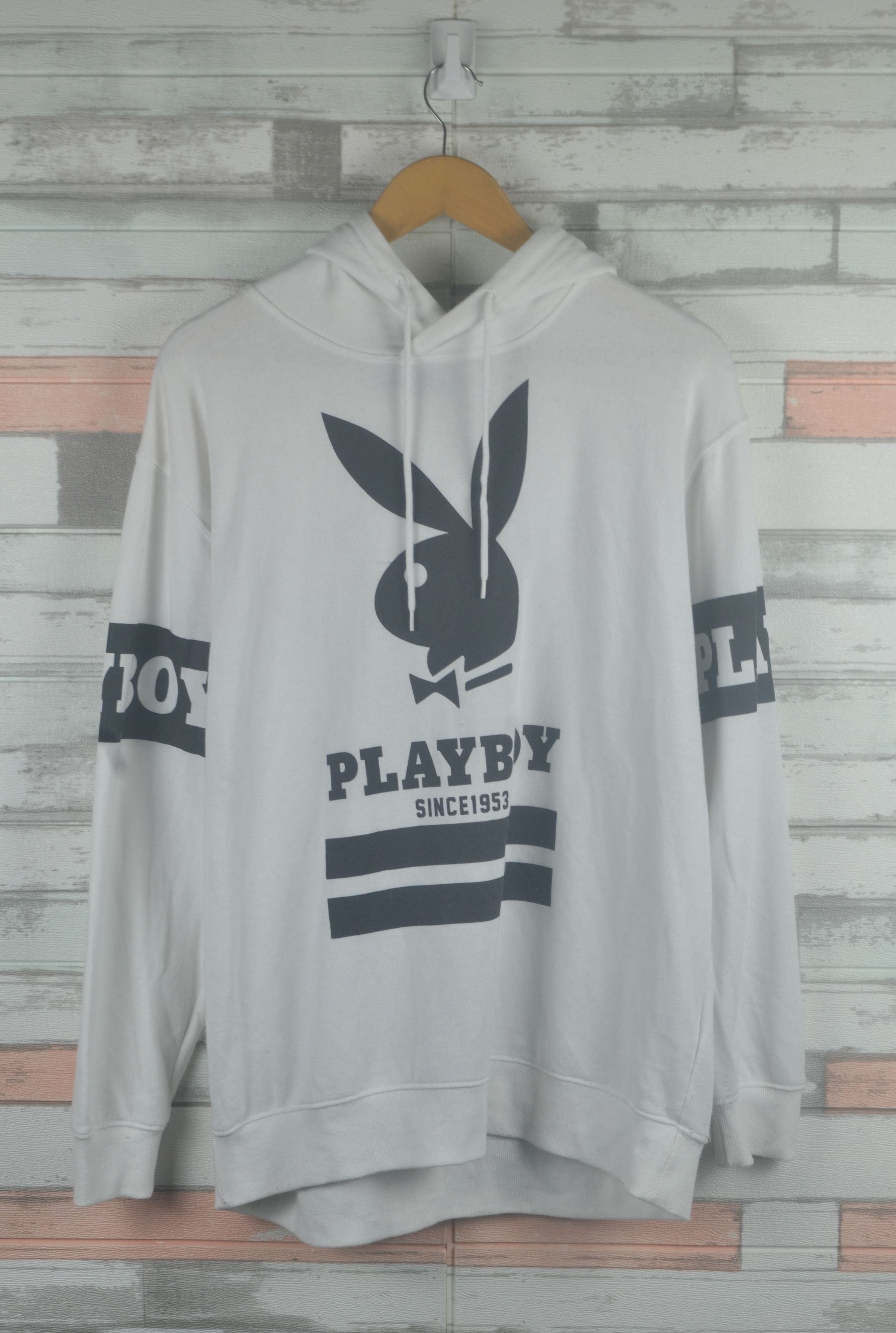 Playboy Playboy Hoodie 90s logo Sweater Size US L / EU 52-54 / 3 - 1 Preview