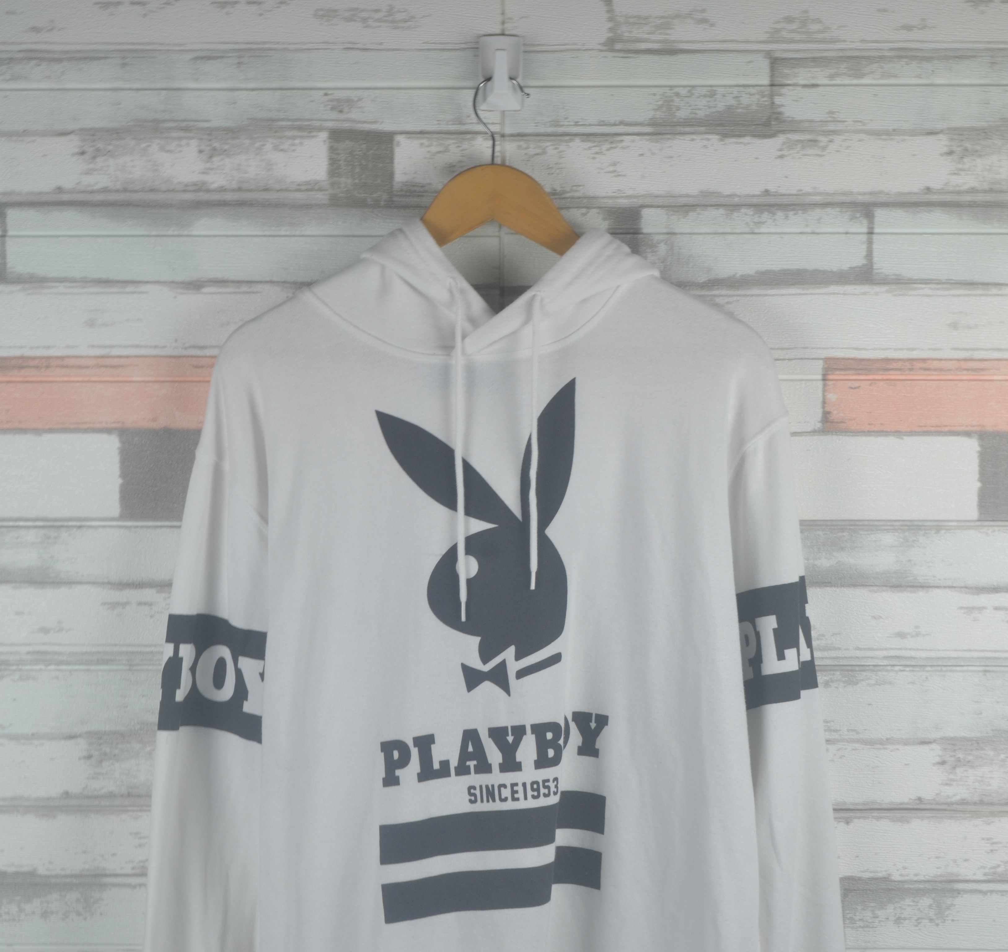 Playboy Playboy Hoodie 90s logo Sweater Size US L / EU 52-54 / 3 - 3 Thumbnail