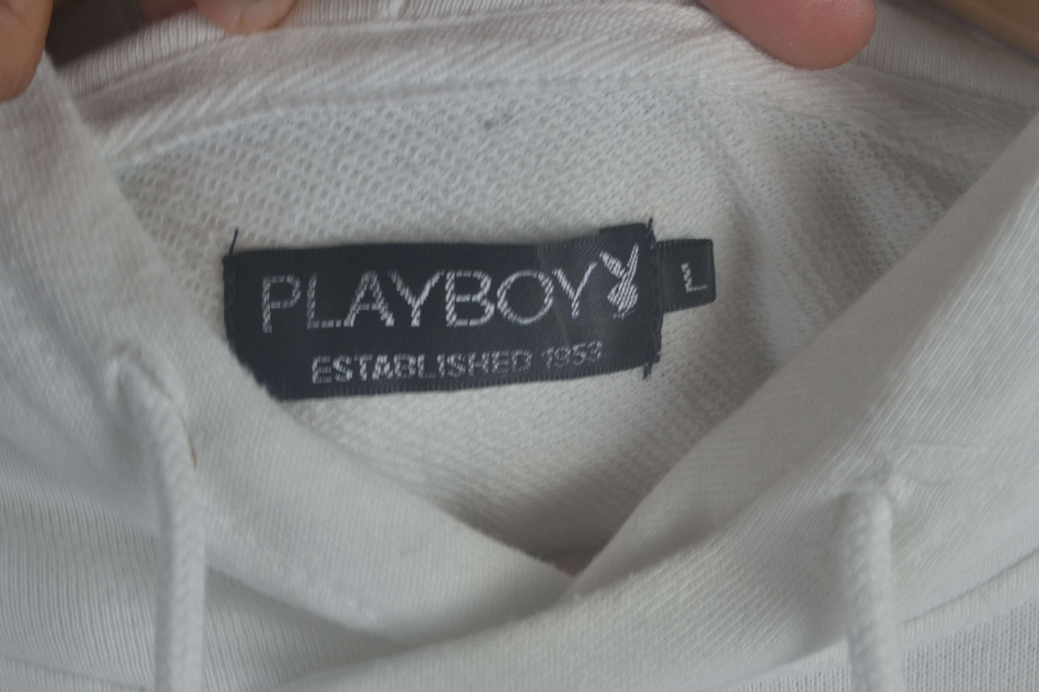 Playboy Playboy Hoodie 90s logo Sweater Size US L / EU 52-54 / 3 - 4 Thumbnail