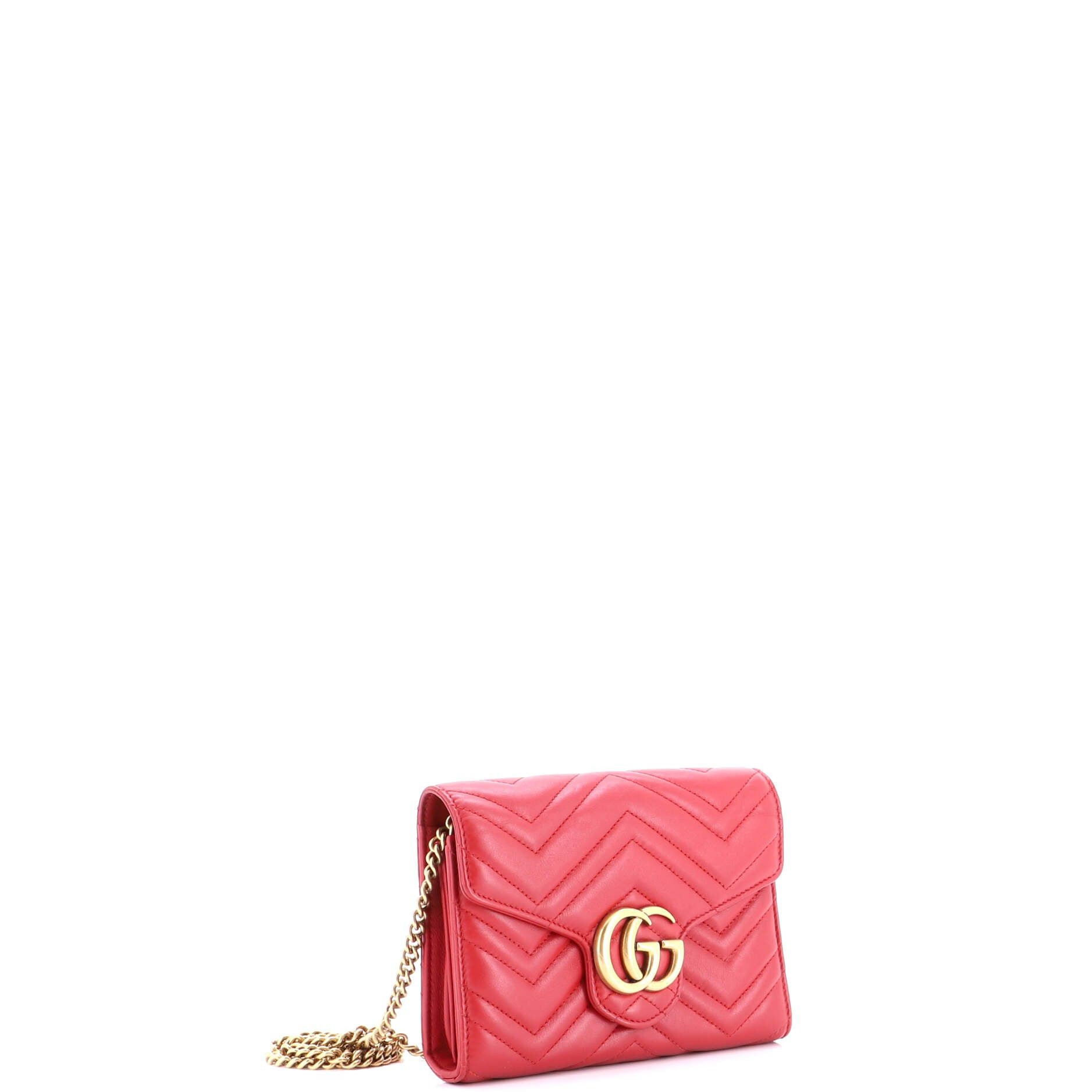 Gucci GG Marmont Chain Wallet Size ONE SIZE - 2 Thumbnail
