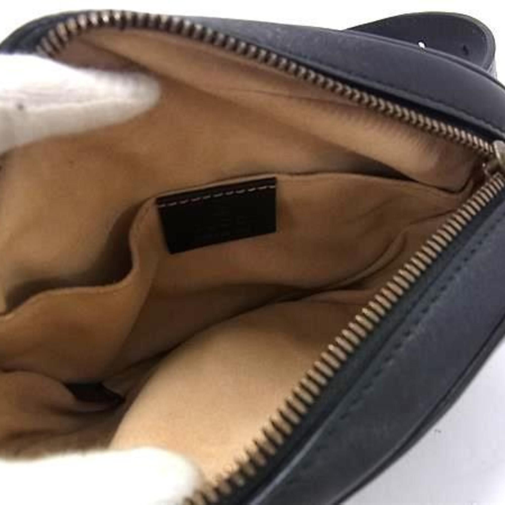 Gucci GUCCI GG Marmont Waist Bag 476484 Black Leather Body for Men and Women Size ONE SIZE - 8 Thumbnail