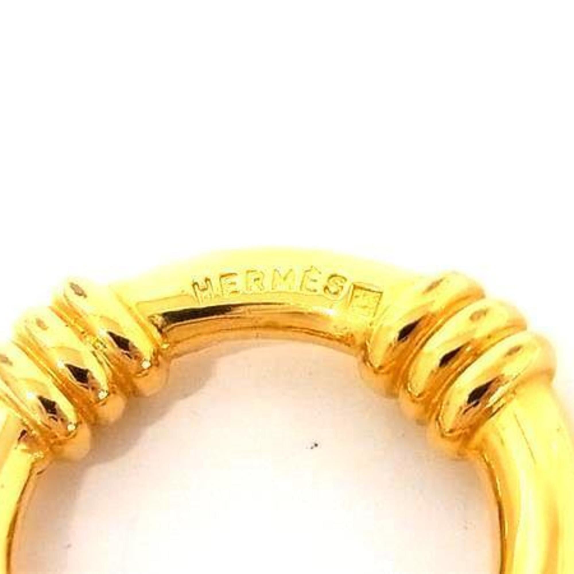 Hermes HERMES Boué Gold Metal Scarf Ring for Women Size ONE SIZE - 2 Thumbnail