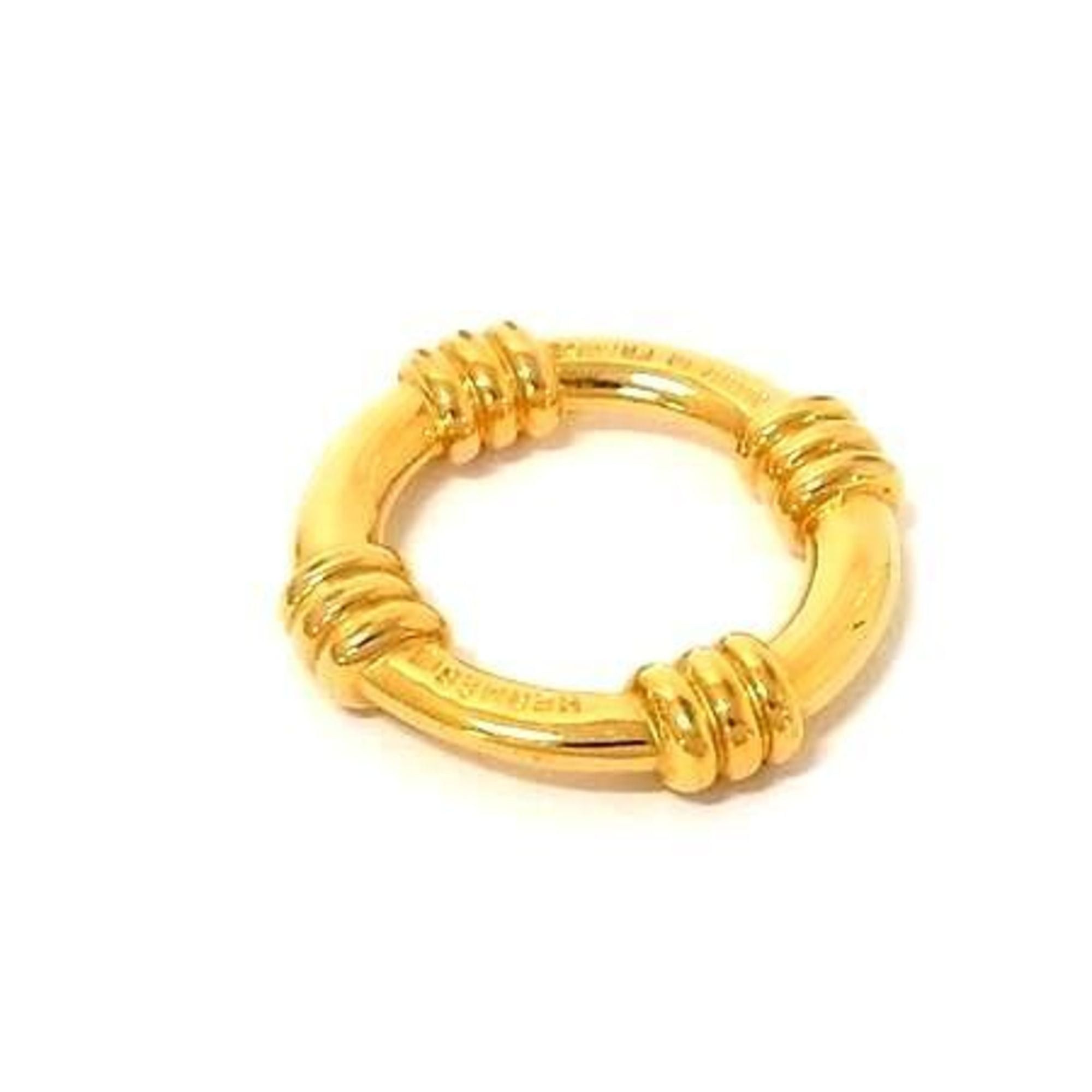 Hermes HERMES Boué Gold Metal Scarf Ring for Women Size ONE SIZE - 3 Thumbnail