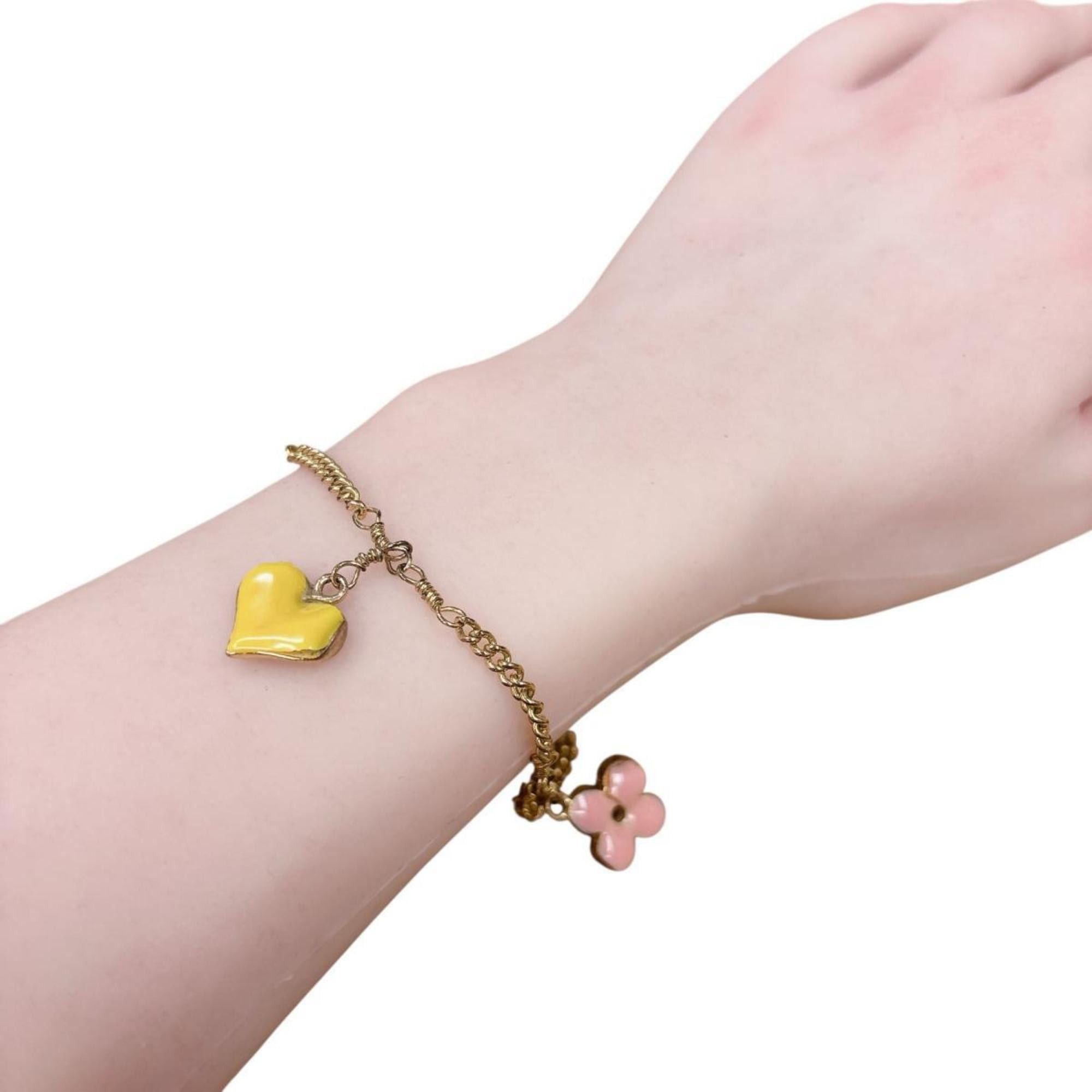 Louis Vuitton Louis Vuitton Sweet Monogram Bracelet GP M65477 Gold Size ONE SIZE - 3 Thumbnail