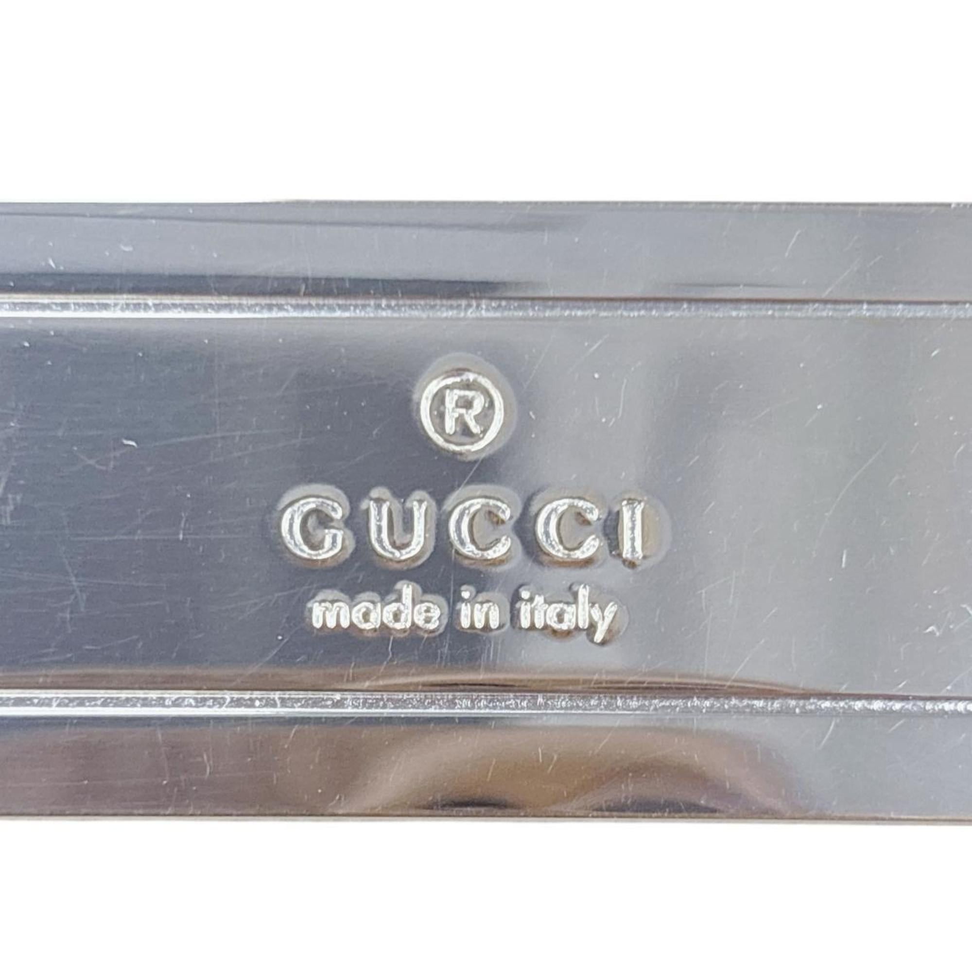 Gucci Gucci keychain, key hook, ring, leather, brown Size ONE SIZE - 4 Thumbnail