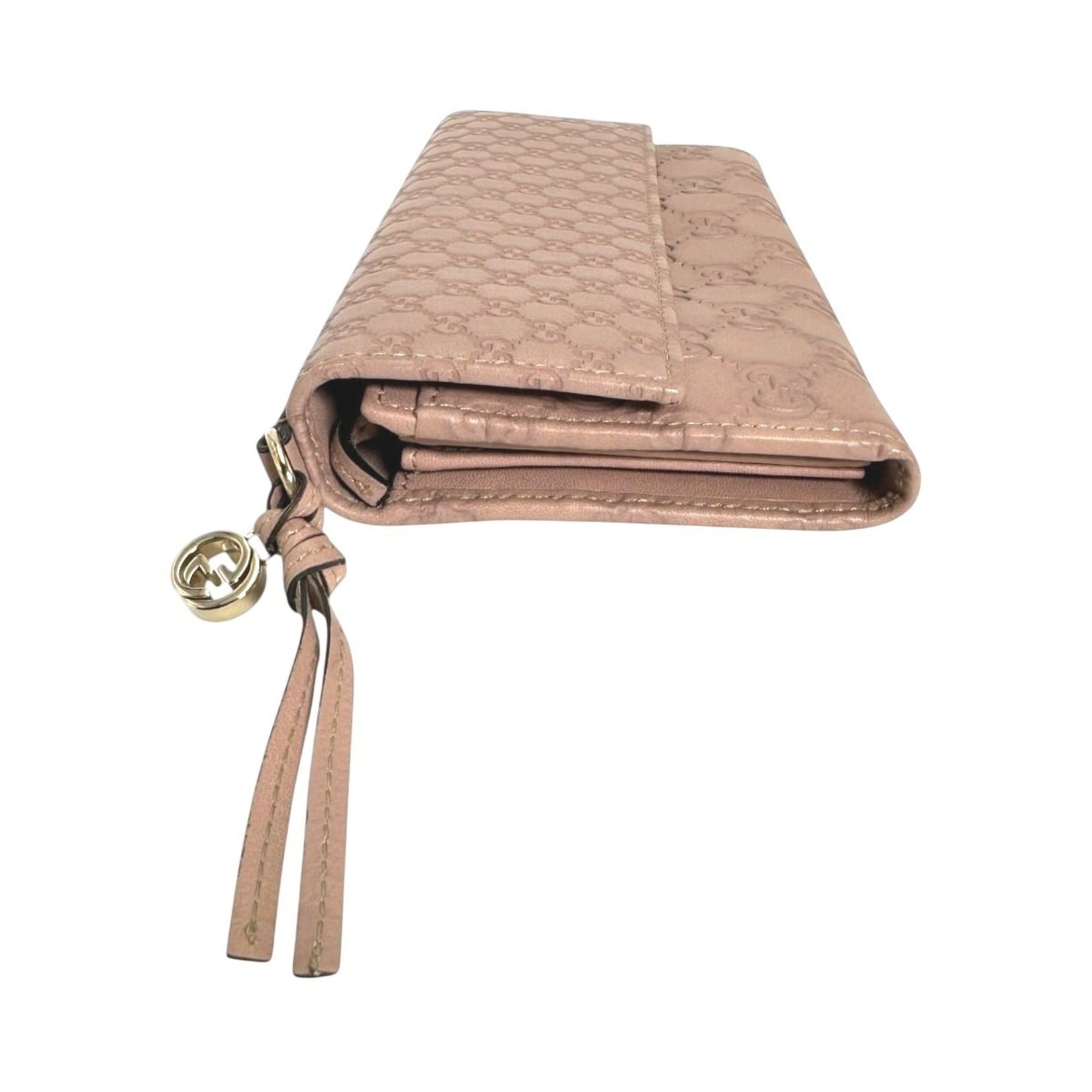 Gucci Gucci long wallet, bifold Guccissima GG leather, 323396, pink Size ONE SIZE - 5 Thumbnail