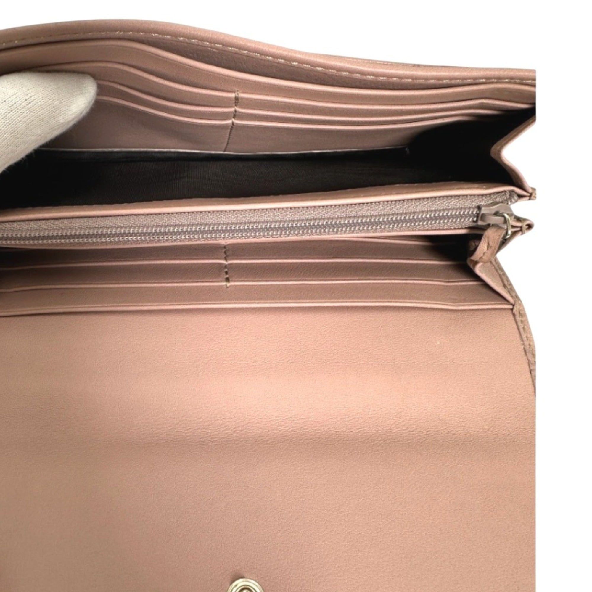 Gucci Gucci long wallet, bifold Guccissima GG leather, 323396, pink Size ONE SIZE - 8 Thumbnail