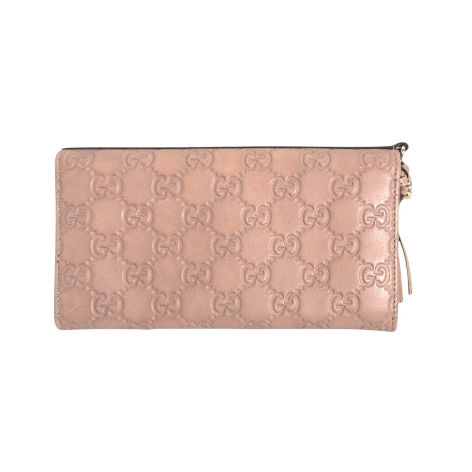 Gucci Gucci long wallet, bifold Guccissima GG leather, 323396, pink Size ONE SIZE - 2 Thumbnail