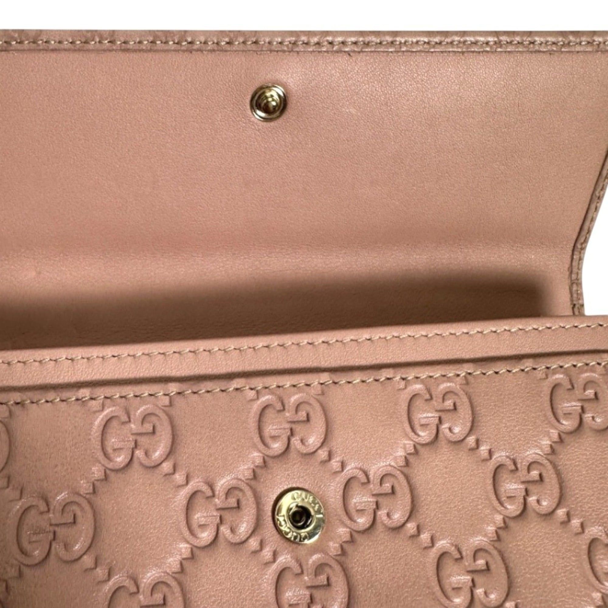 Gucci Gucci long wallet, bifold Guccissima GG leather, 323396, pink Size ONE SIZE - 11 Thumbnail