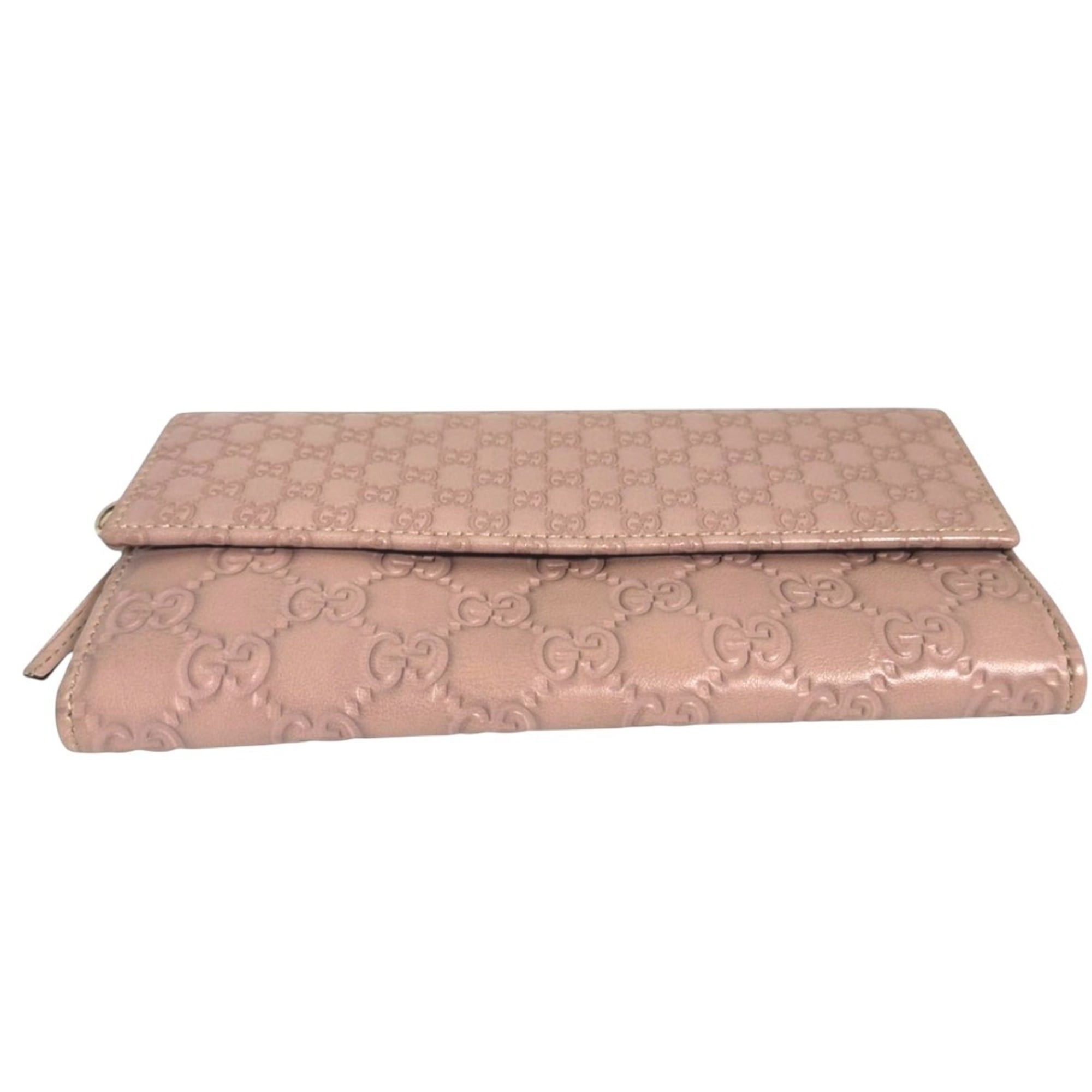 Gucci Gucci long wallet, bifold Guccissima GG leather, 323396, pink Size ONE SIZE - 3 Thumbnail