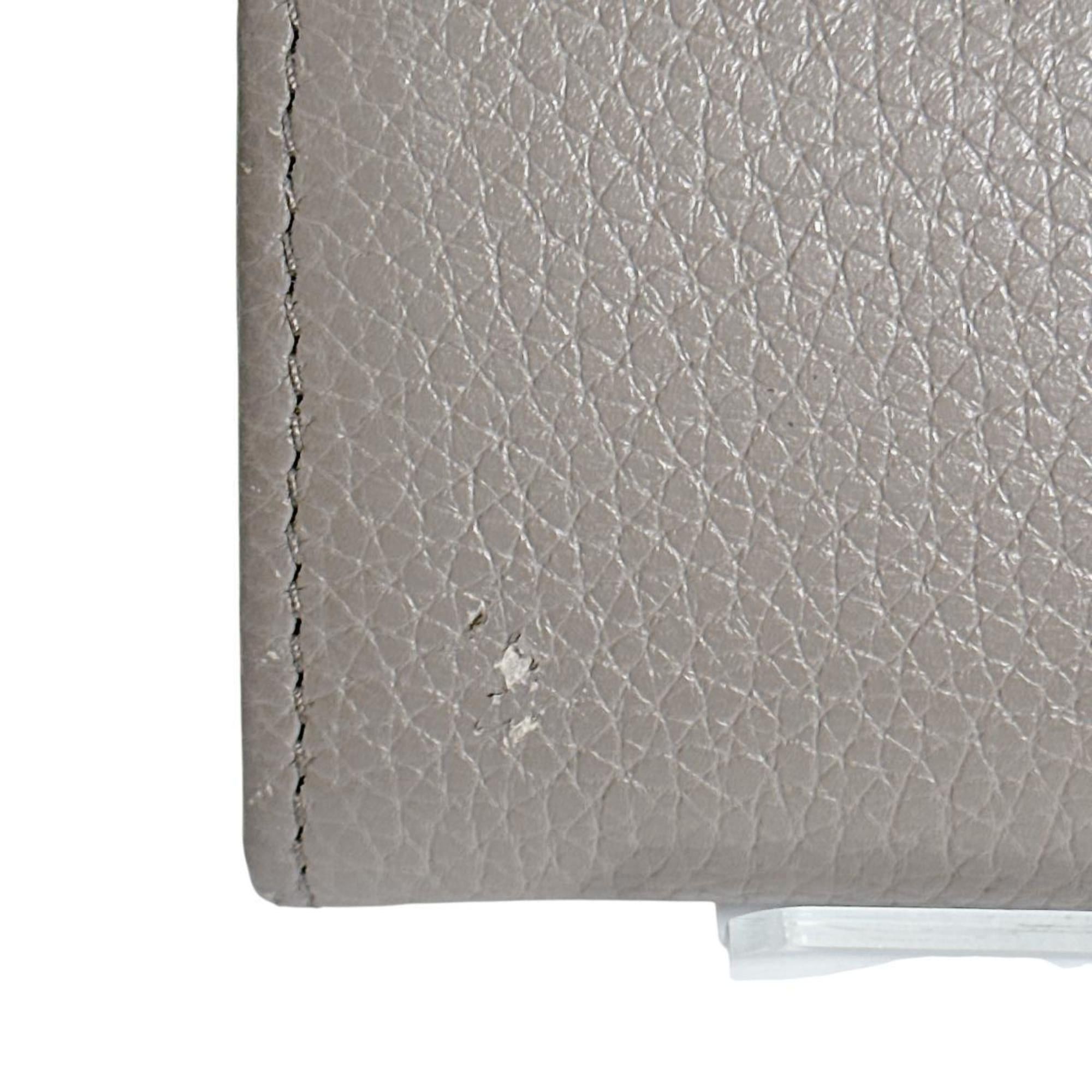 Prada Prada 6-Key Key Case, Vitello Grain Leather and Saffiano Leather, 1PG222, Greige Size ONE SIZE - 4 Thumbnail