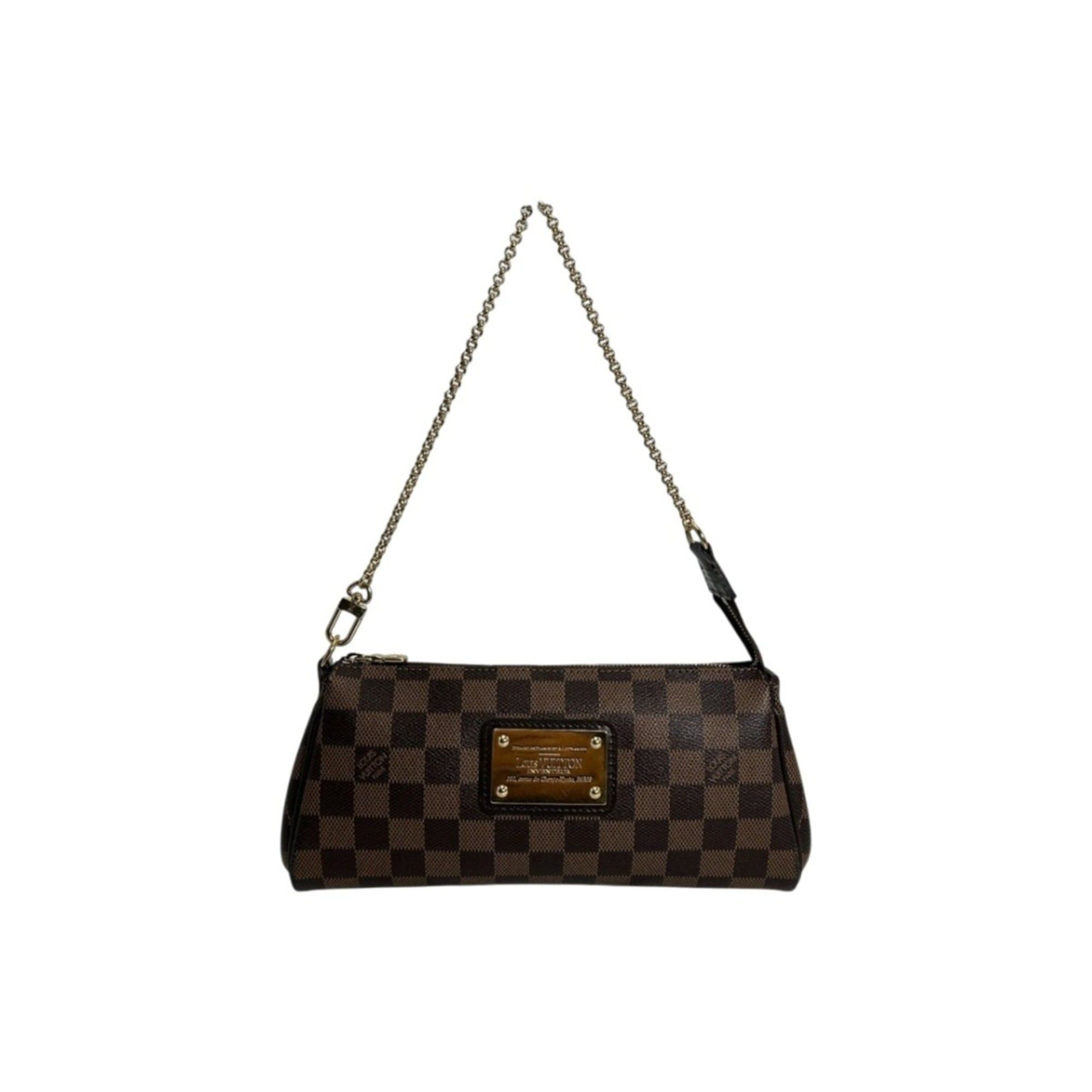 Louis Vuitton Louis Vuitton Damier Eva Canvas Handbag N55213 Brown Size ONE SIZE - 4 Thumbnail