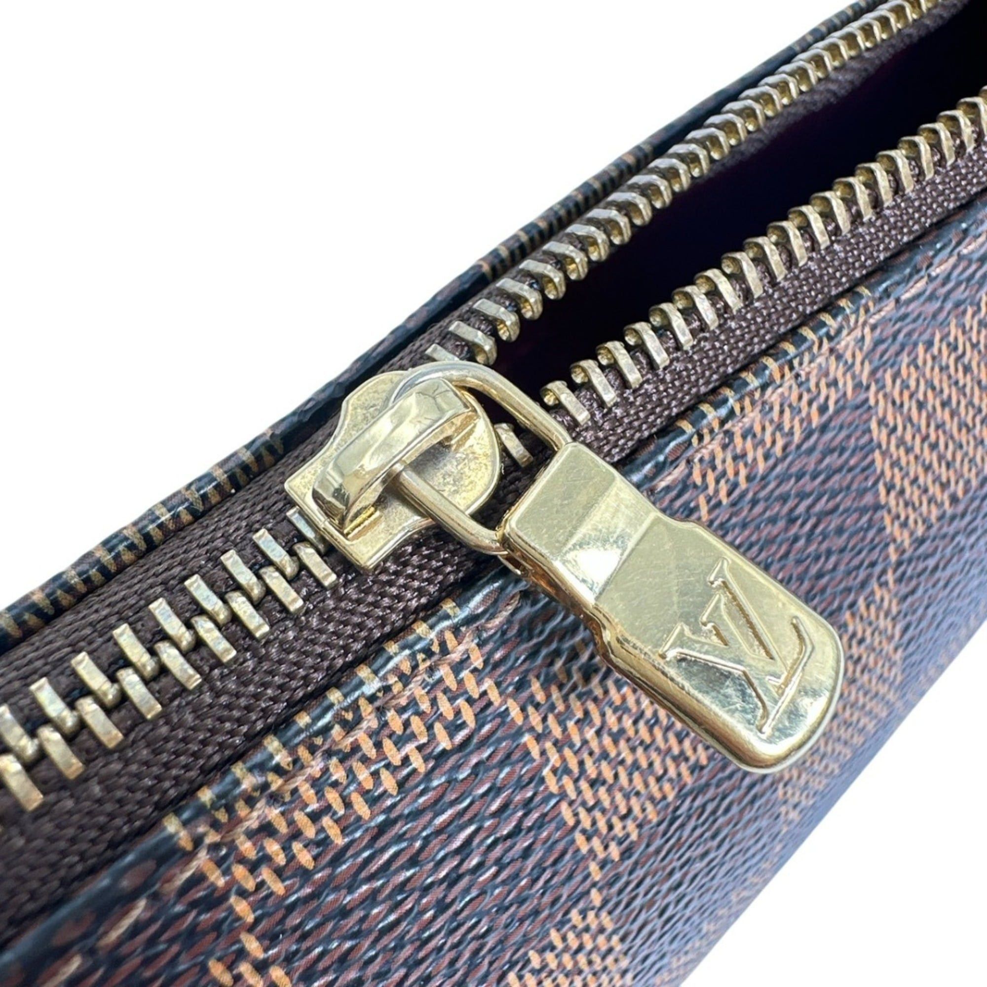 Louis Vuitton Louis Vuitton Damier Eva Canvas Handbag N55213 Brown Size ONE SIZE - 12 Thumbnail