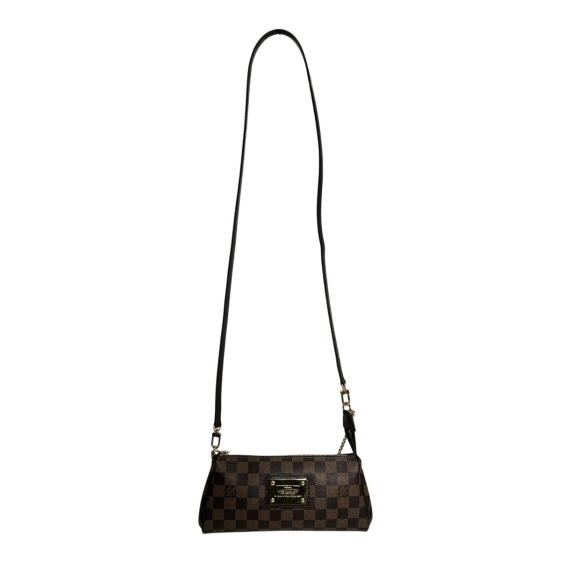 Louis Vuitton Louis Vuitton Damier Eva Canvas Handbag N55213 Brown Size ONE SIZE - 3 Thumbnail