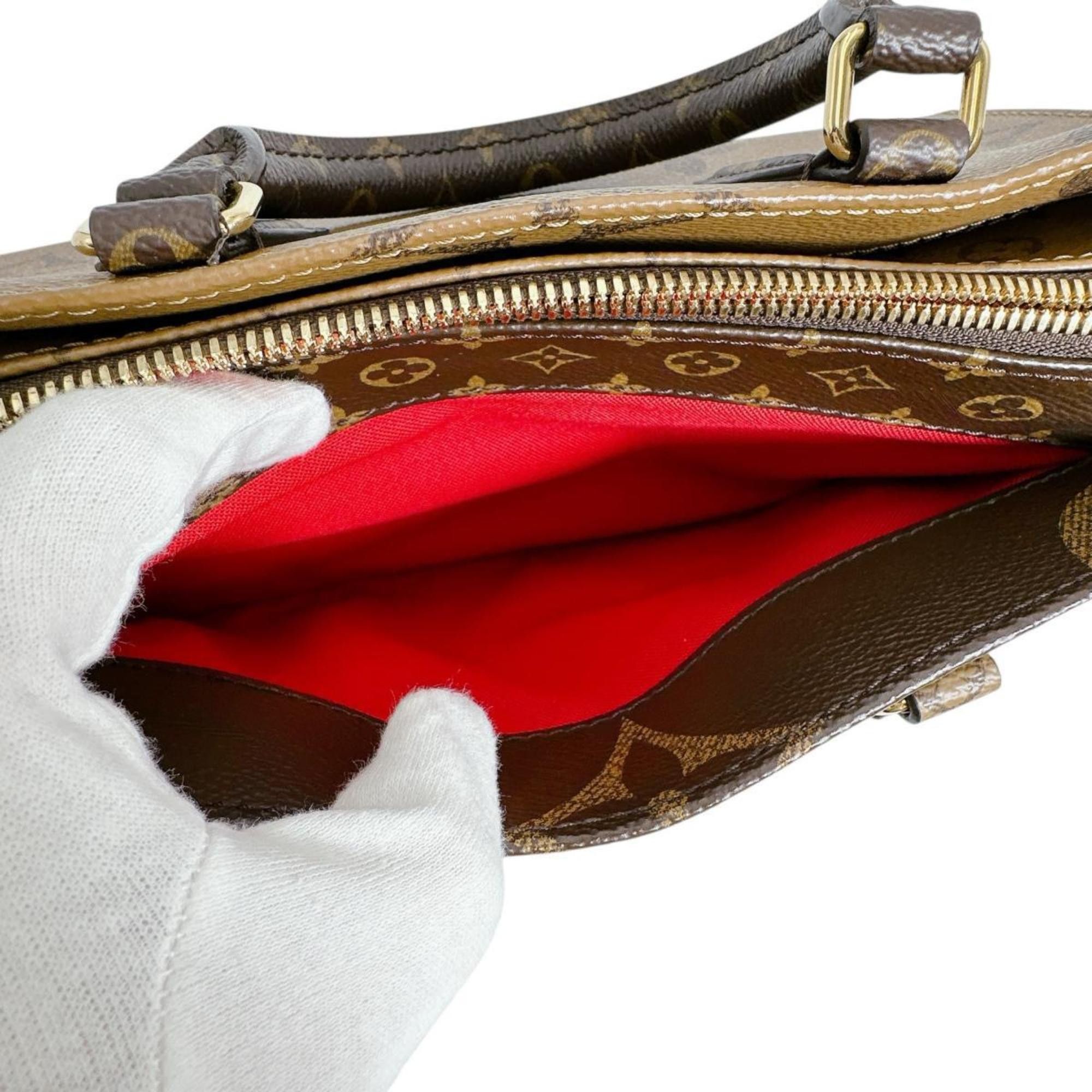 Louis Vuitton Louis Vuitton On the Go New York Monogram Canvas Tote Bag, Brown, M46653 Size ONE SIZE - 15 Thumbnail