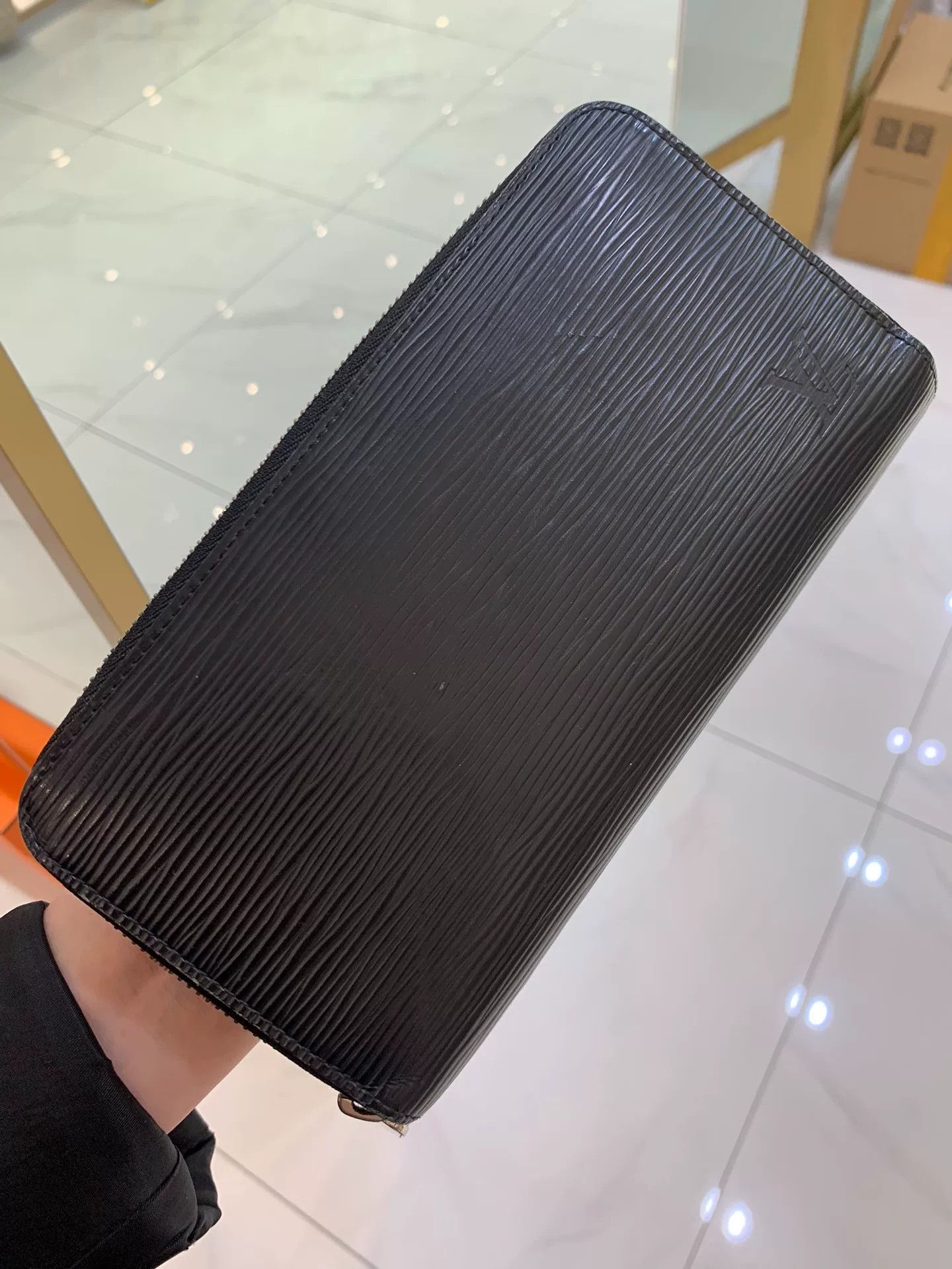 Louis Vuitton LV Black Epi Leather Long Wallet Size ONE SIZE - 3 Thumbnail