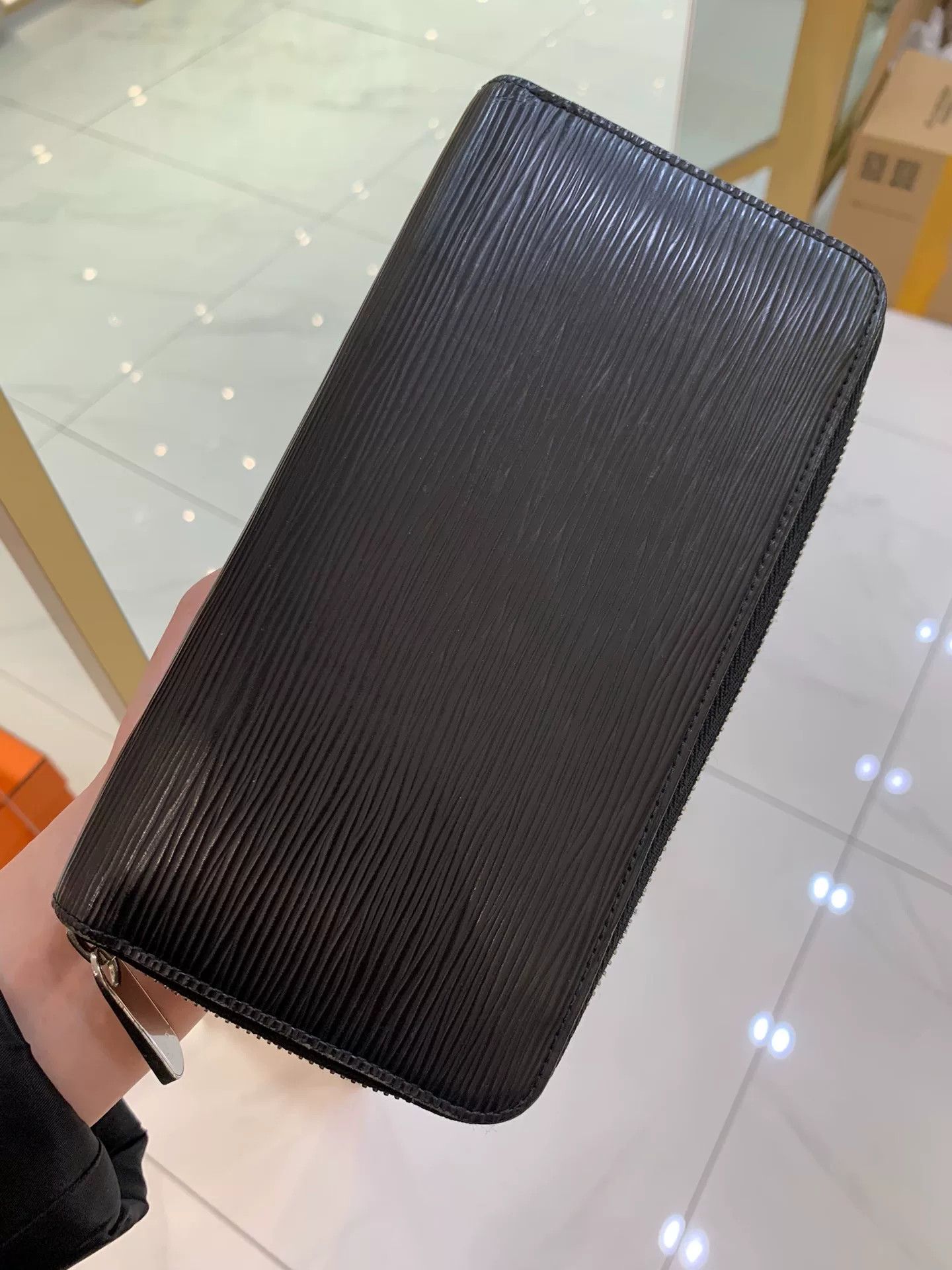 Louis Vuitton LV Black Epi Leather Long Wallet Size ONE SIZE - 2 Thumbnail