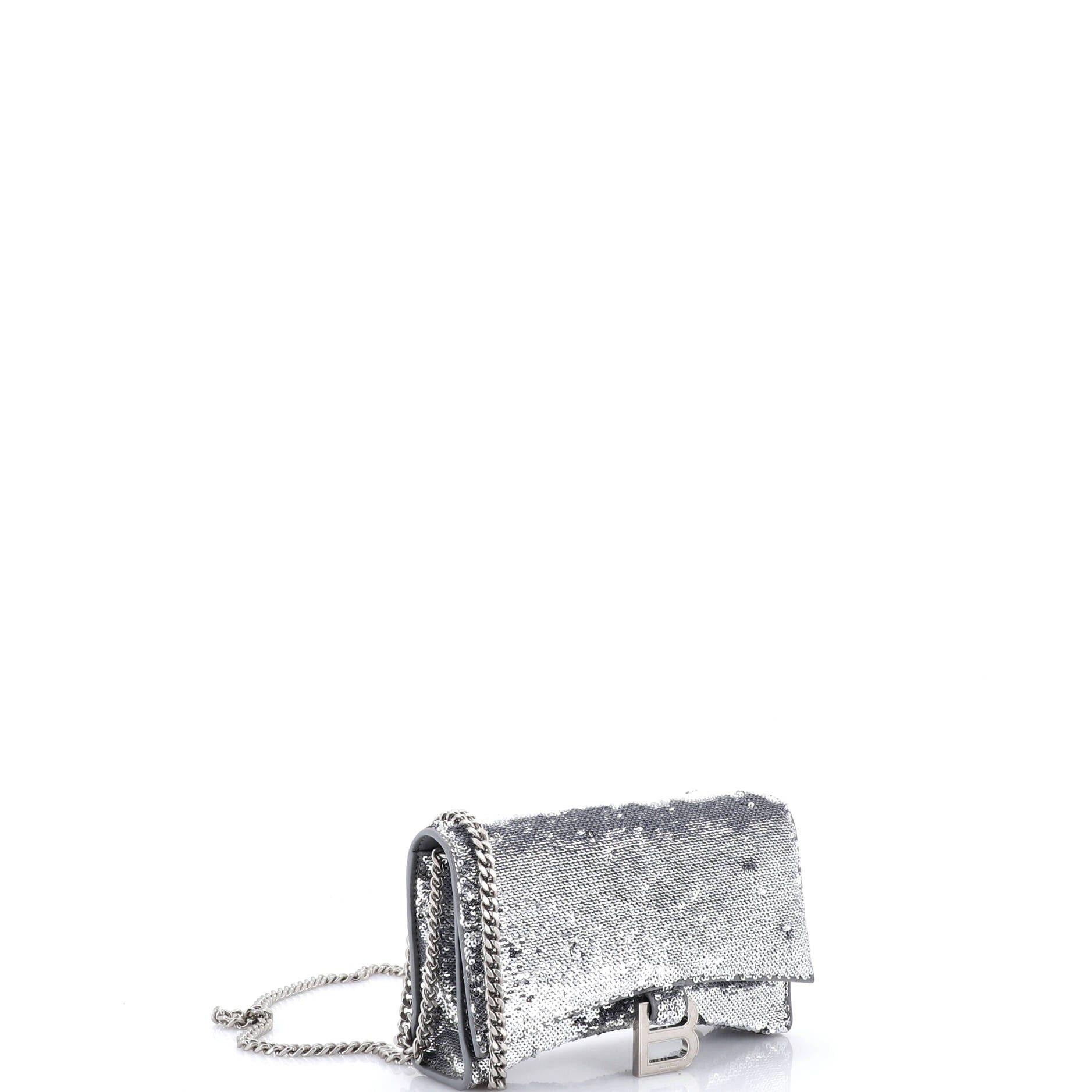 Balenciaga Hourglass Chain Wallet Size ONE SIZE - 2 Thumbnail