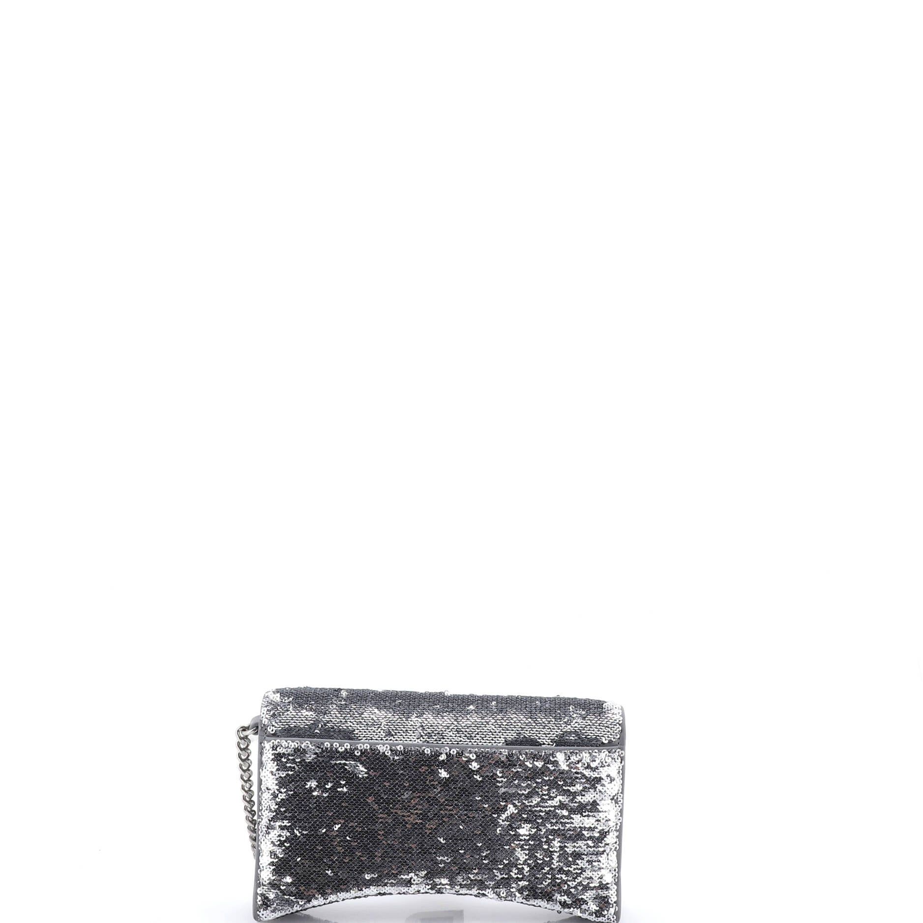 Balenciaga Hourglass Chain Wallet Size ONE SIZE - 3 Thumbnail